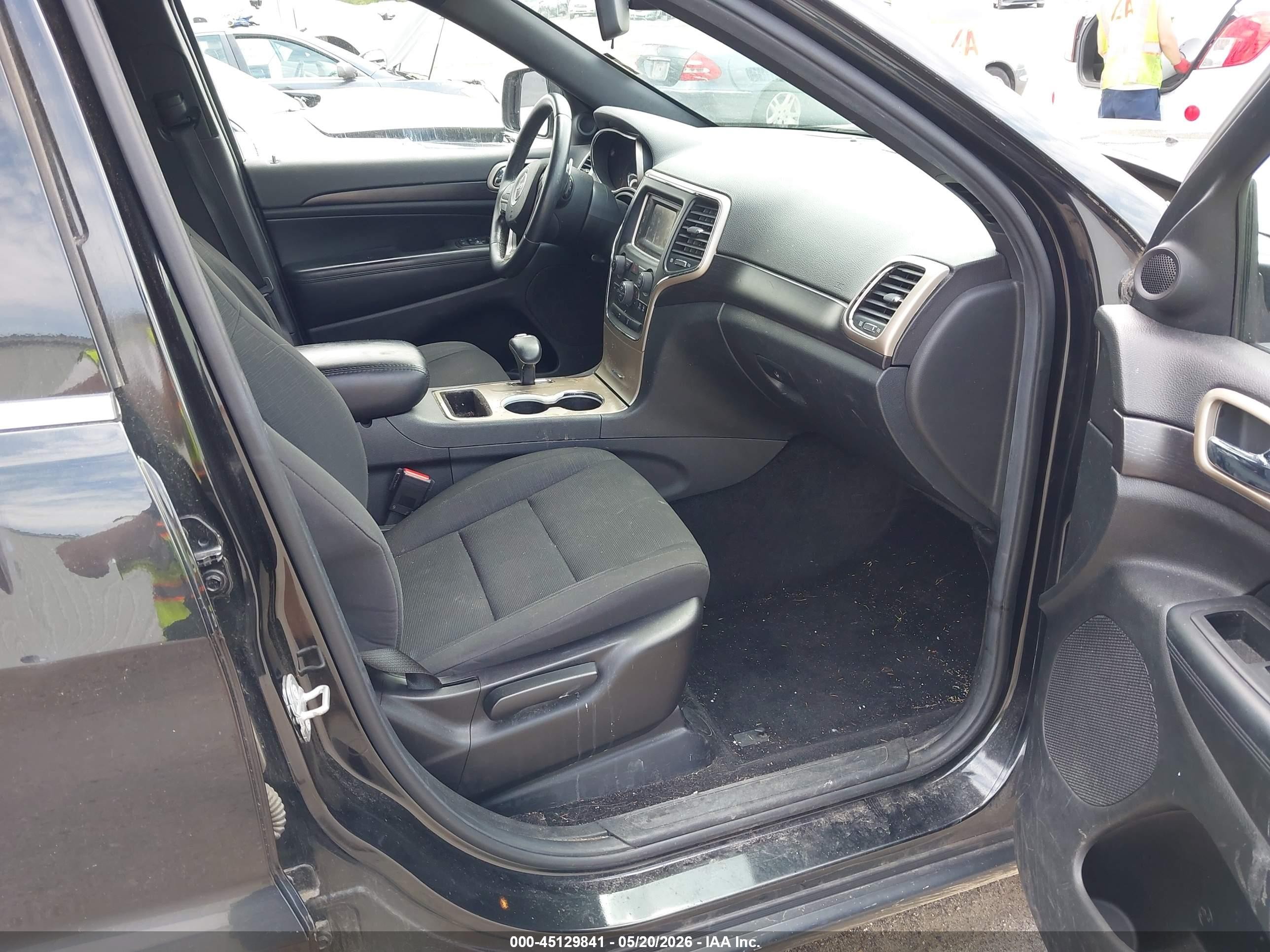 2014 Jeep Grand Cherokee Laredo Black vin: 1C4RJFAG2EC392441
