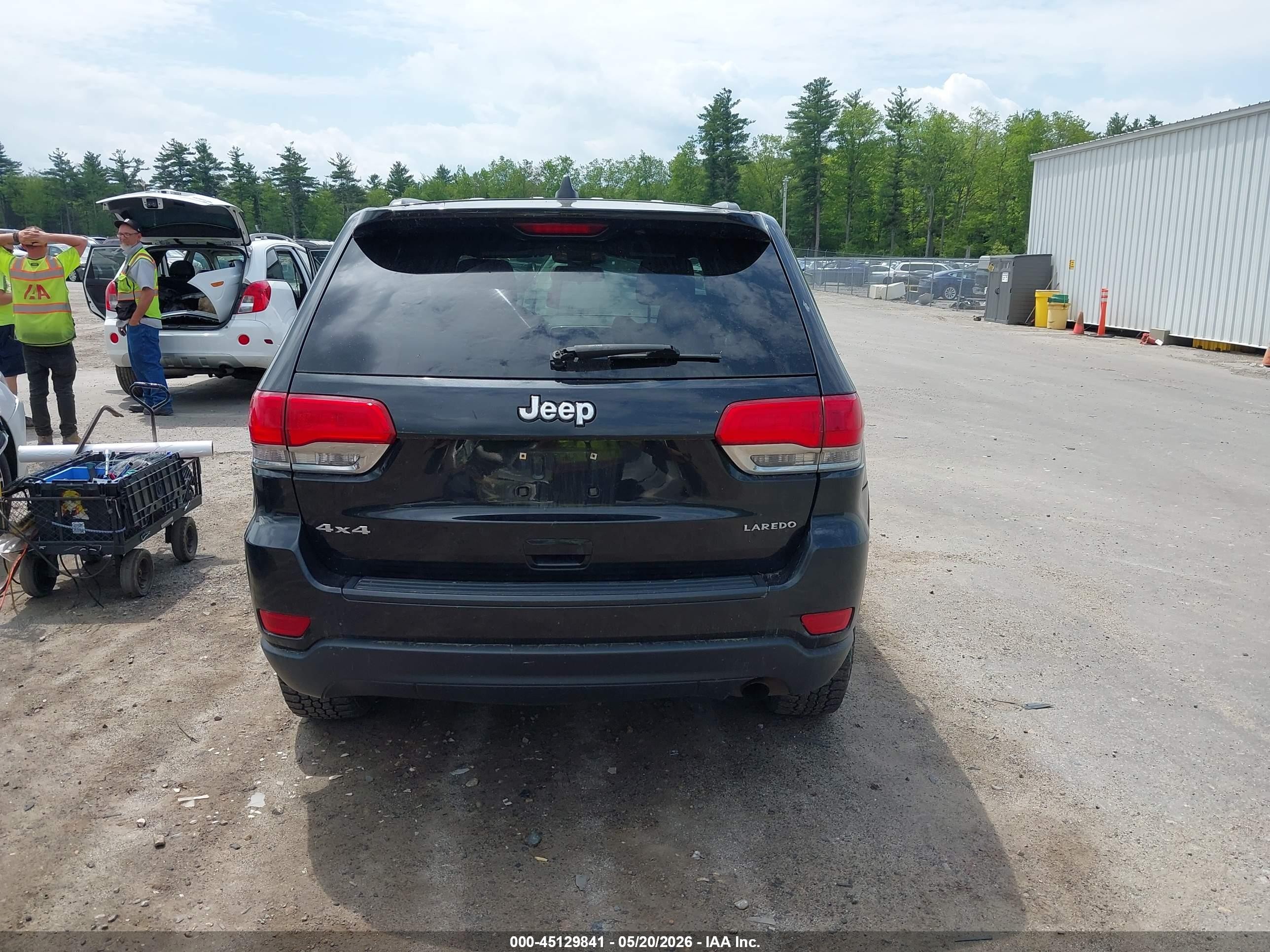 2014 Jeep Grand Cherokee Laredo Black vin: 1C4RJFAG2EC392441