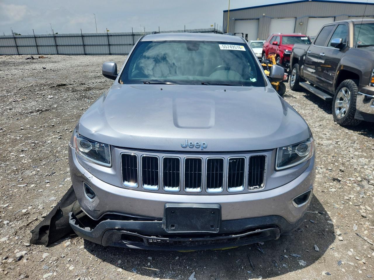 2014 Jeep Grand Cherokee Laredo Silver vin: 1C4RJFAG2EC407147