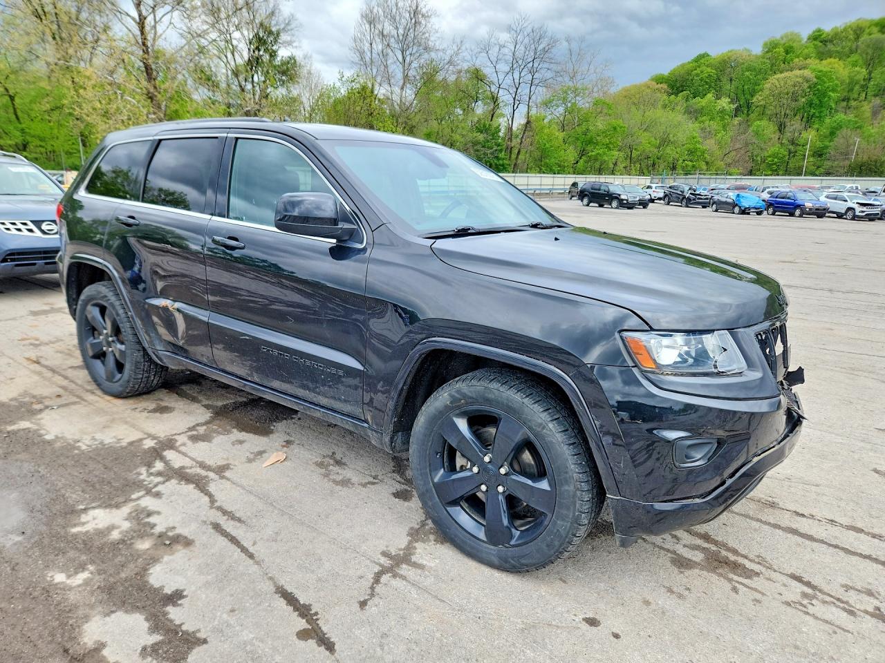 2014 Jeep Grand Cherokee Laredo Black vin: 1C4RJFAG2EC517390