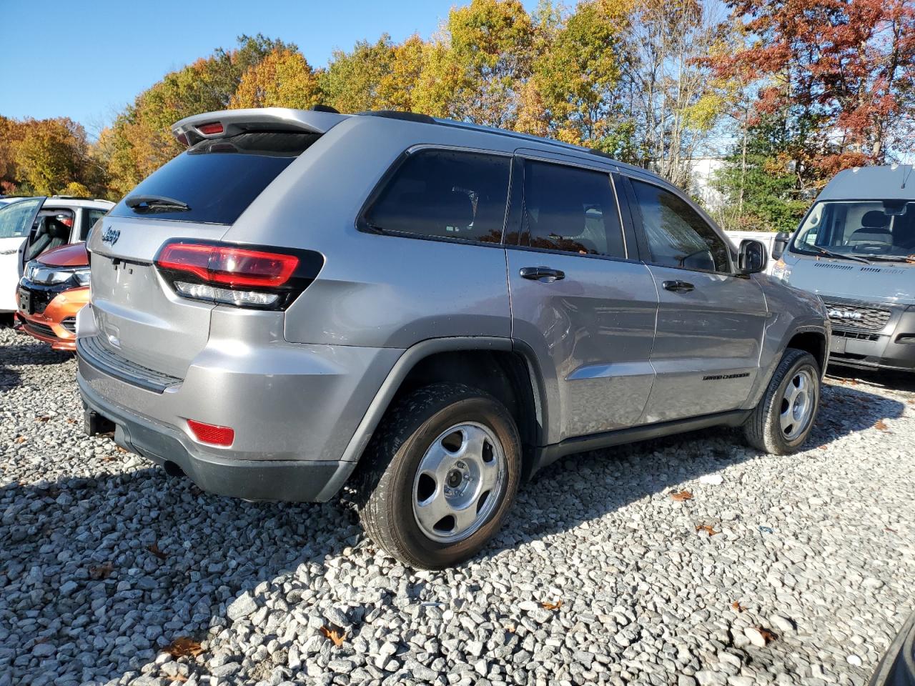 2014 Jeep Grand Cherokee Laredo Gray vin: 1C4RJFAG2EC541706