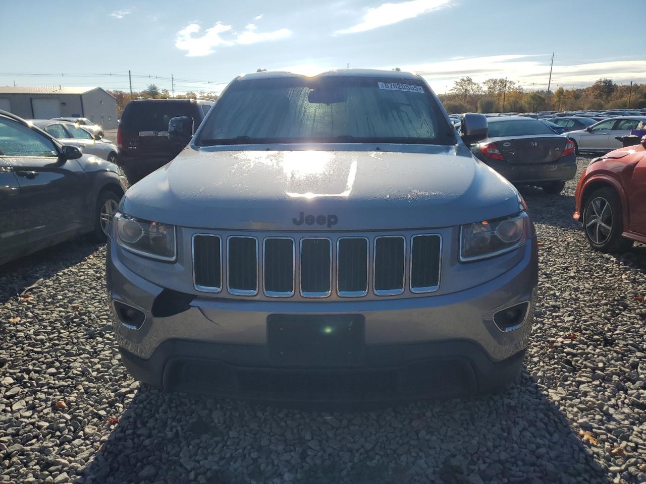 2014 Jeep Grand Cherokee Laredo Gray vin: 1C4RJFAG2EC541706