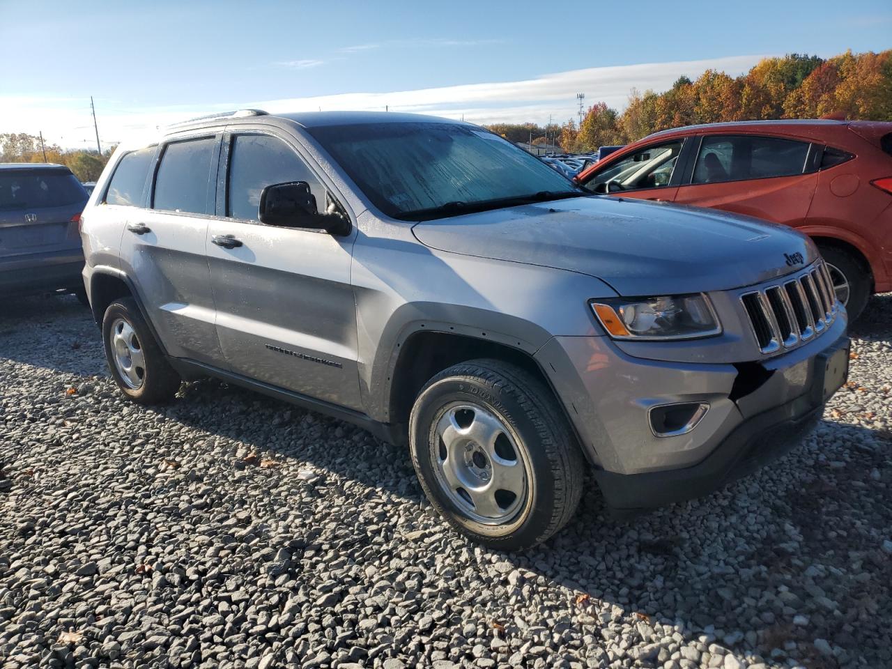 2014 Jeep Grand Cherokee Laredo Gray vin: 1C4RJFAG2EC541706