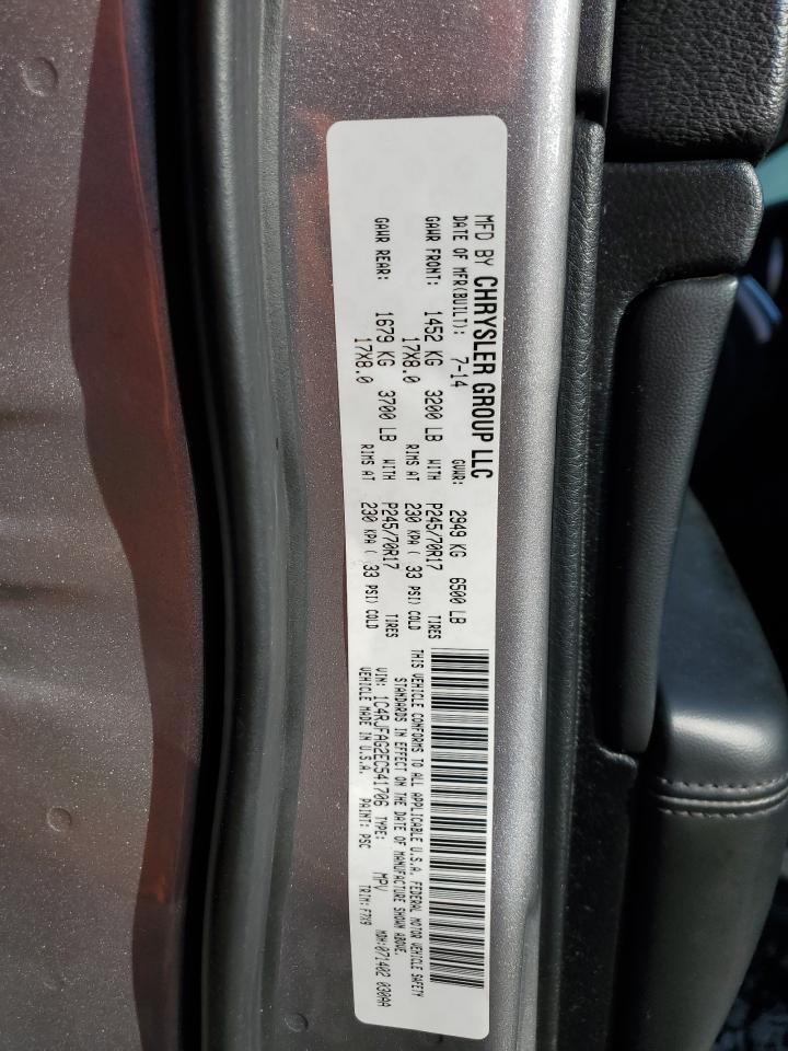 2014 Jeep Grand Cherokee Laredo Gray vin: 1C4RJFAG2EC541706