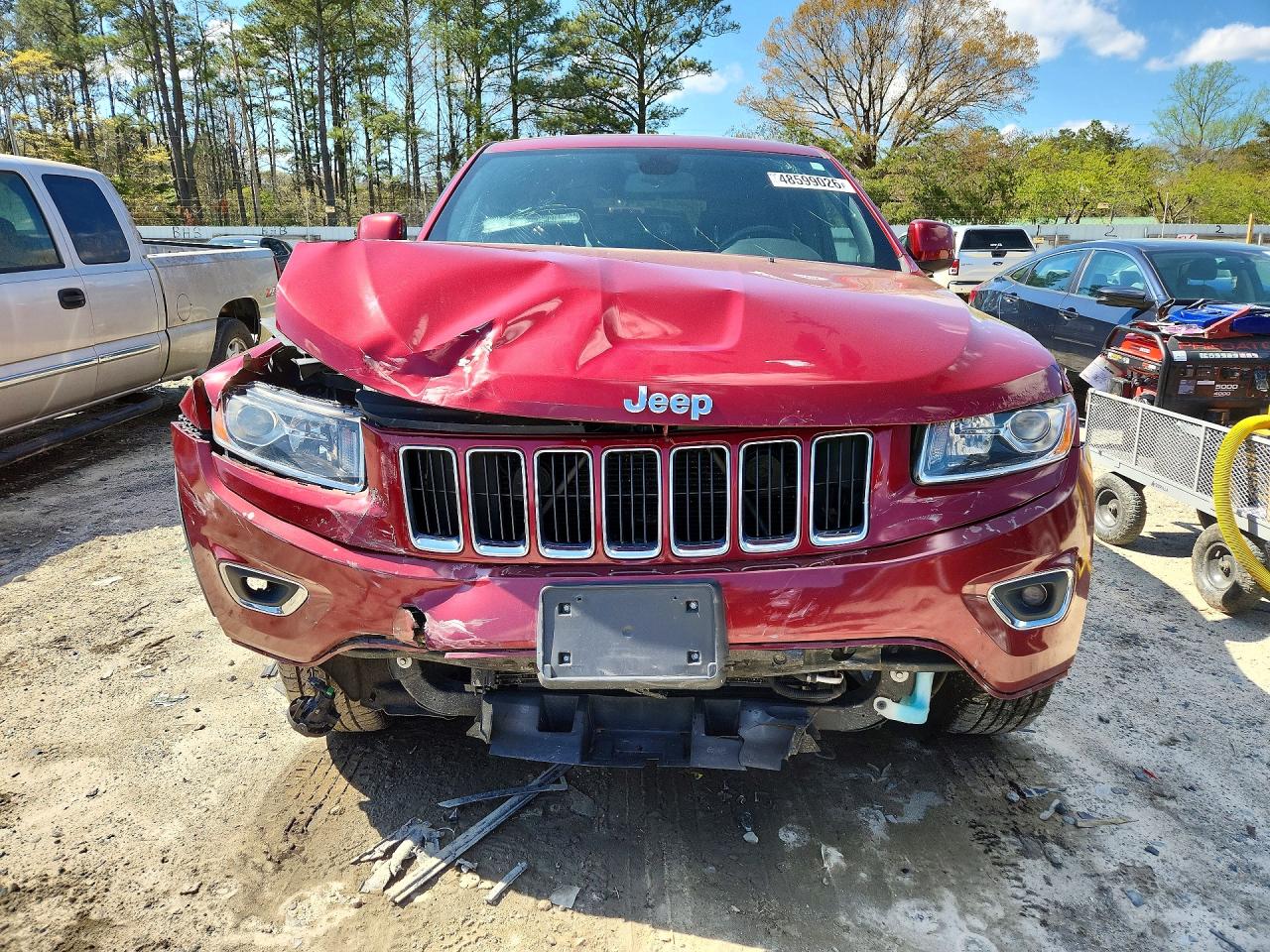 2014 Jeep Grand Cherokee Laredo Красный vin: 1C4RJFAG2EC545173