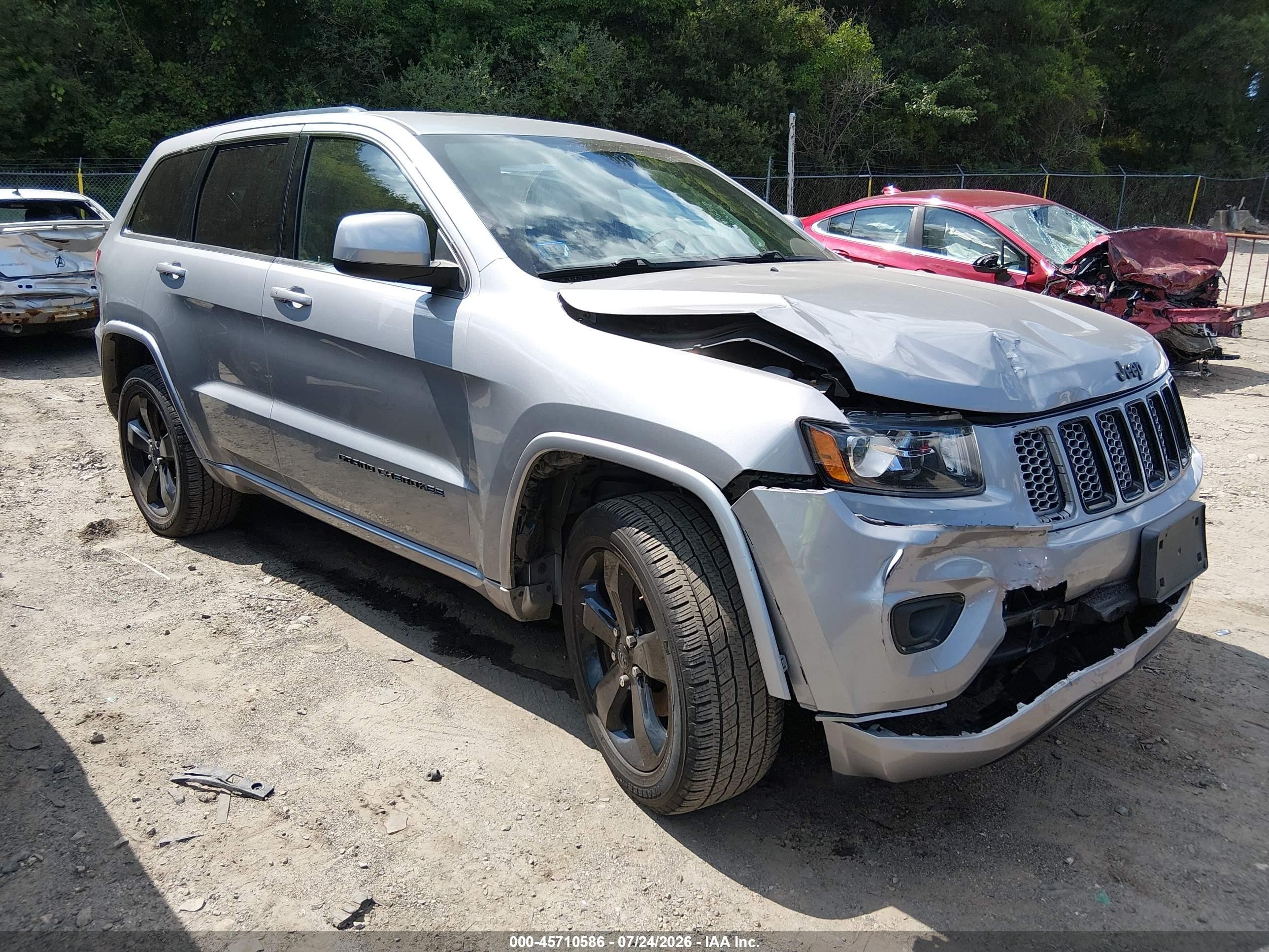 2015 Jeep Grand Cherokee Altitude Silver vin: 1C4RJFAG2FC122014