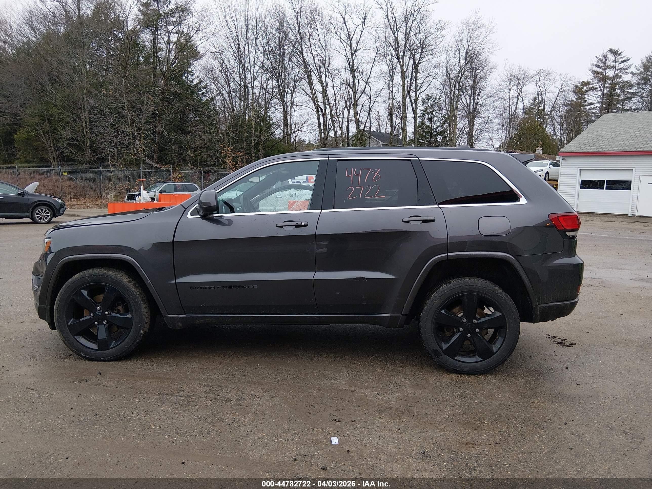 2015 Jeep Grand Cherokee Altitude Gray vin: 1C4RJFAG2FC196033