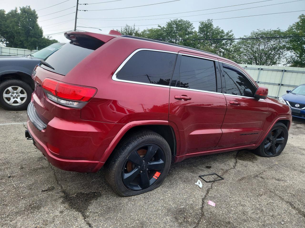2015 Jeep Grand Cherokee Laredo Maroon vin: 1C4RJFAG2FC631214