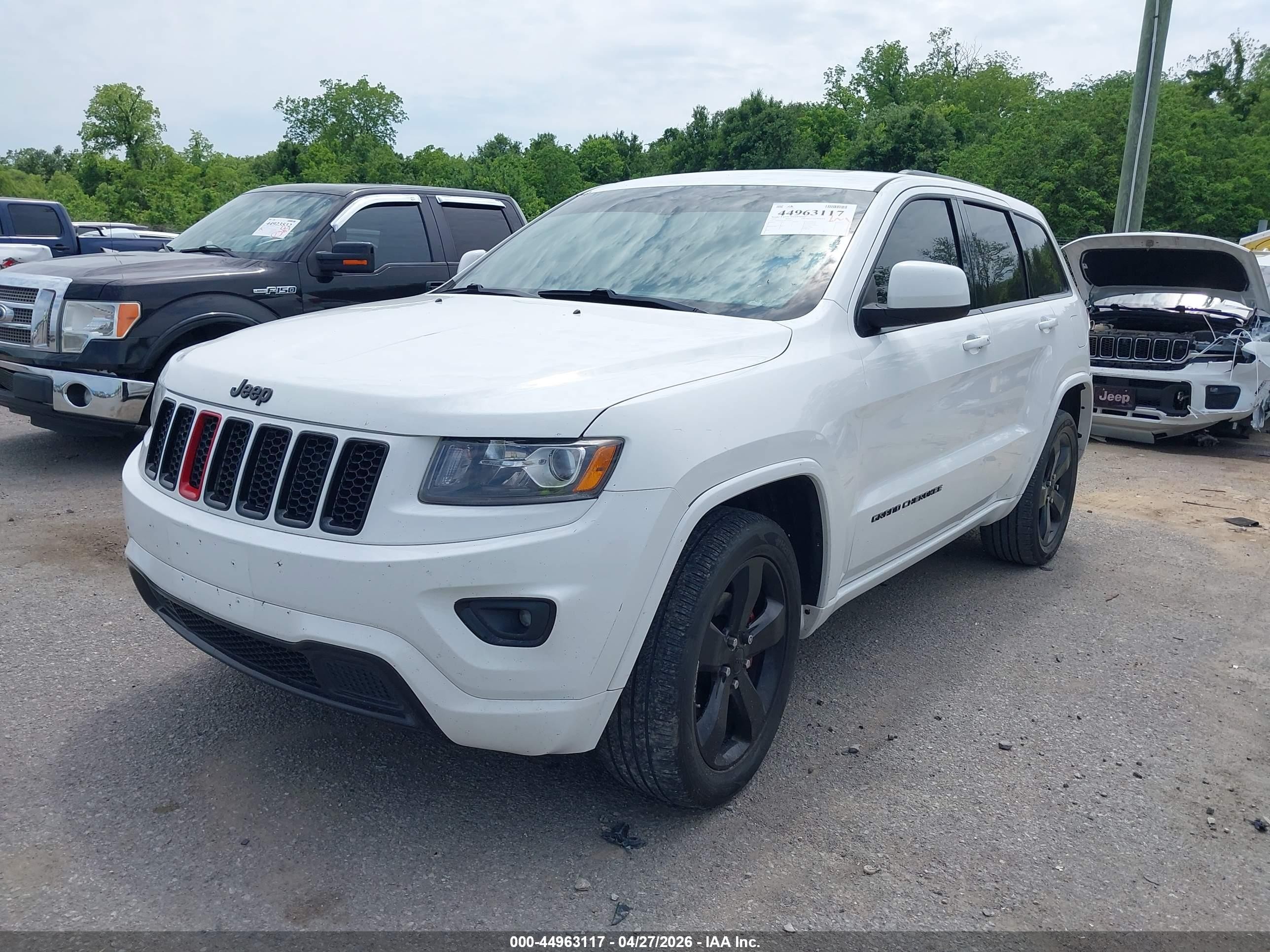 2015 Jeep Grand Cherokee Altitude White vin: 1C4RJFAG2FC720913