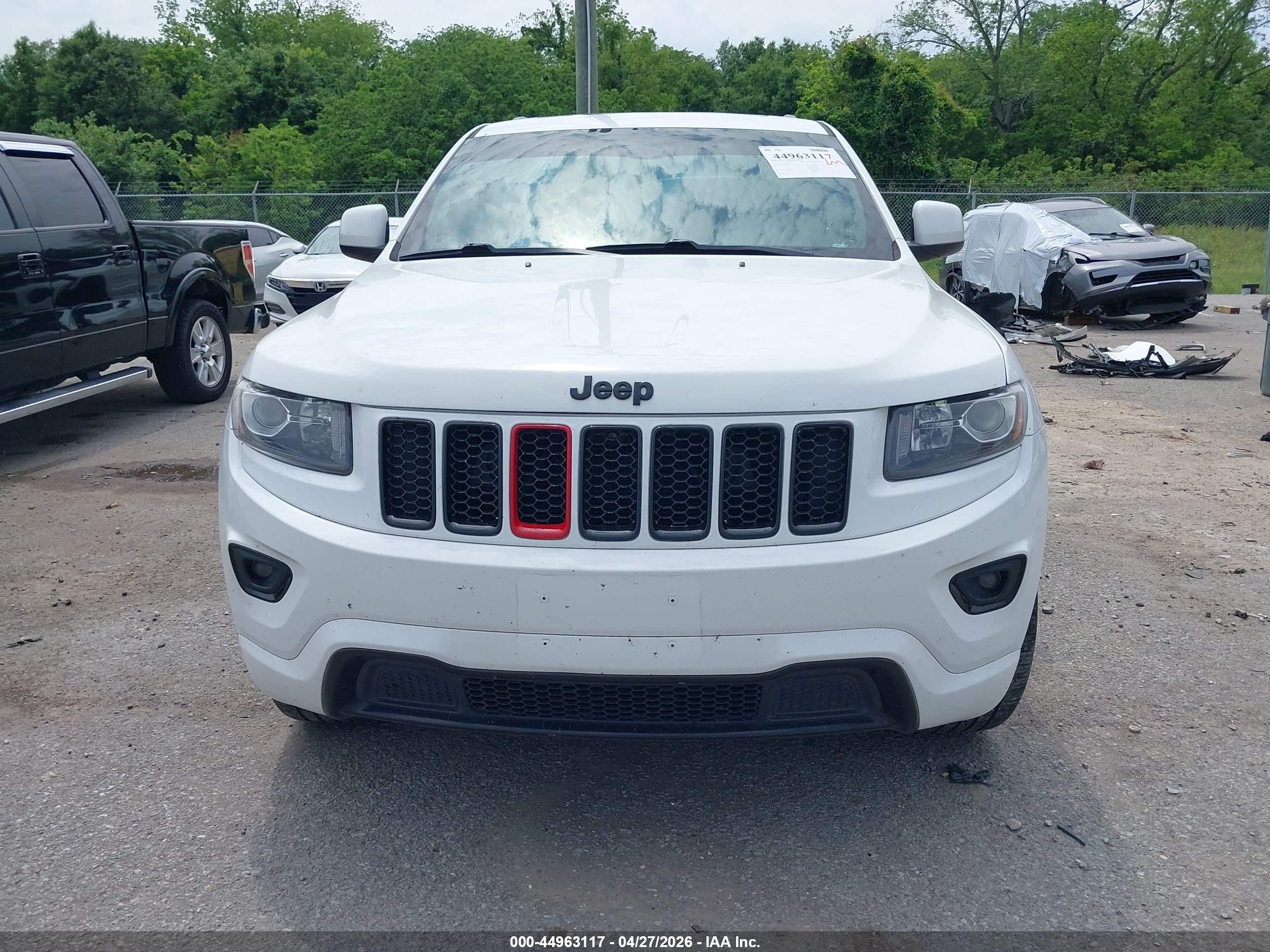 2015 Jeep Grand Cherokee Altitude White vin: 1C4RJFAG2FC720913