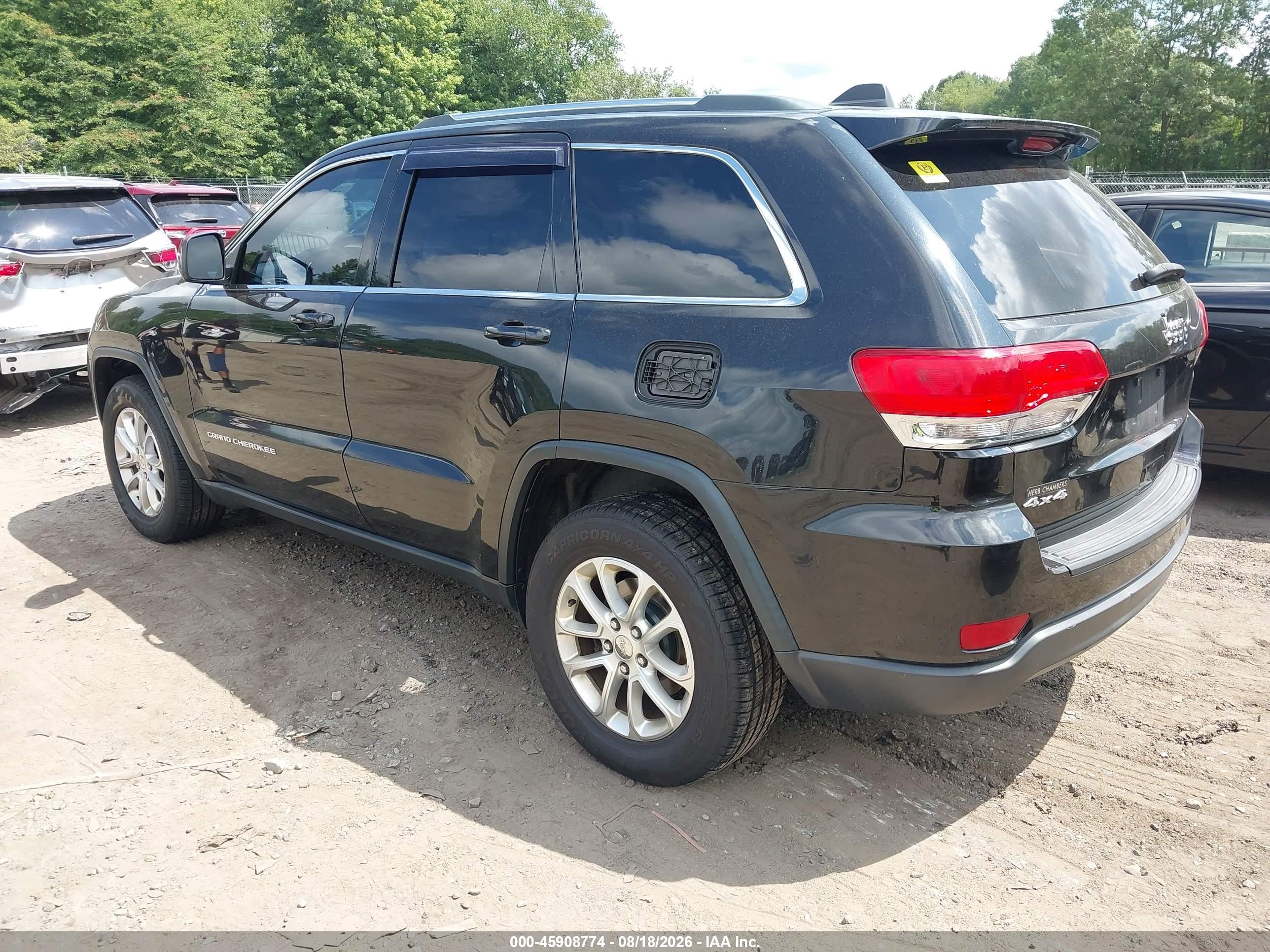 2015 Jeep Grand Cherokee Laredo Black vin: 1C4RJFAG2FC738294