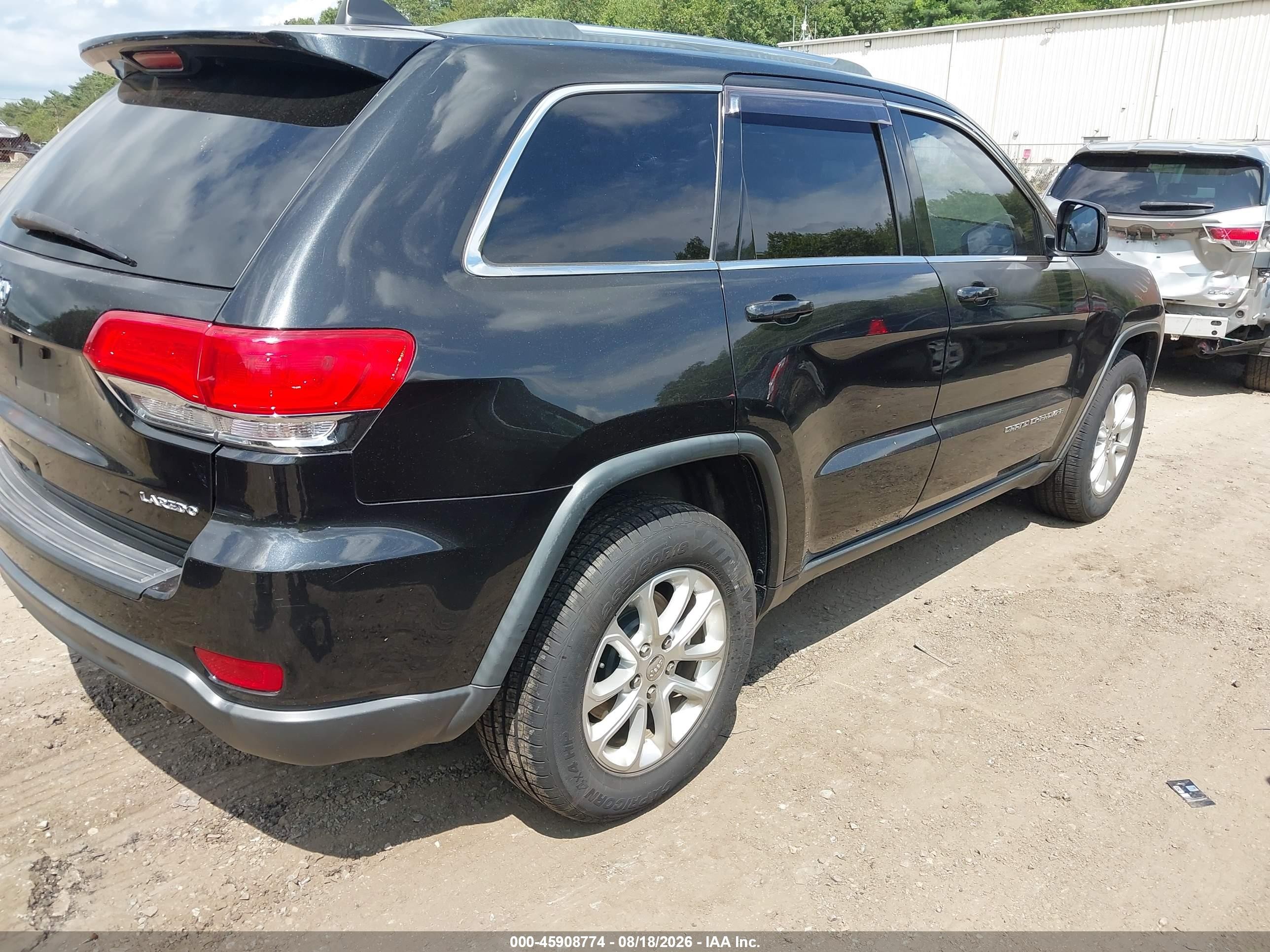 2015 Jeep Grand Cherokee Laredo Black vin: 1C4RJFAG2FC738294