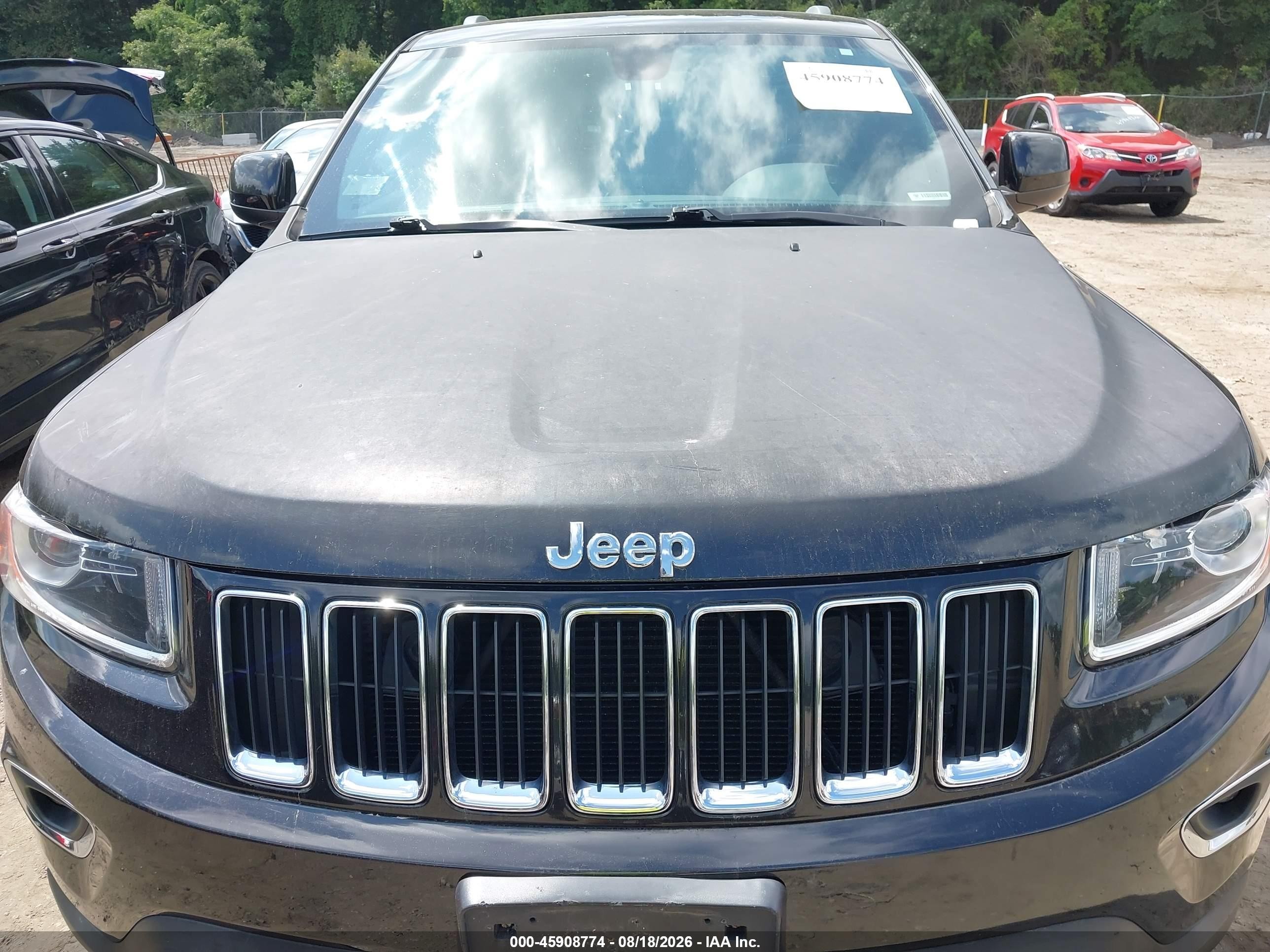 2015 Jeep Grand Cherokee Laredo Black vin: 1C4RJFAG2FC738294