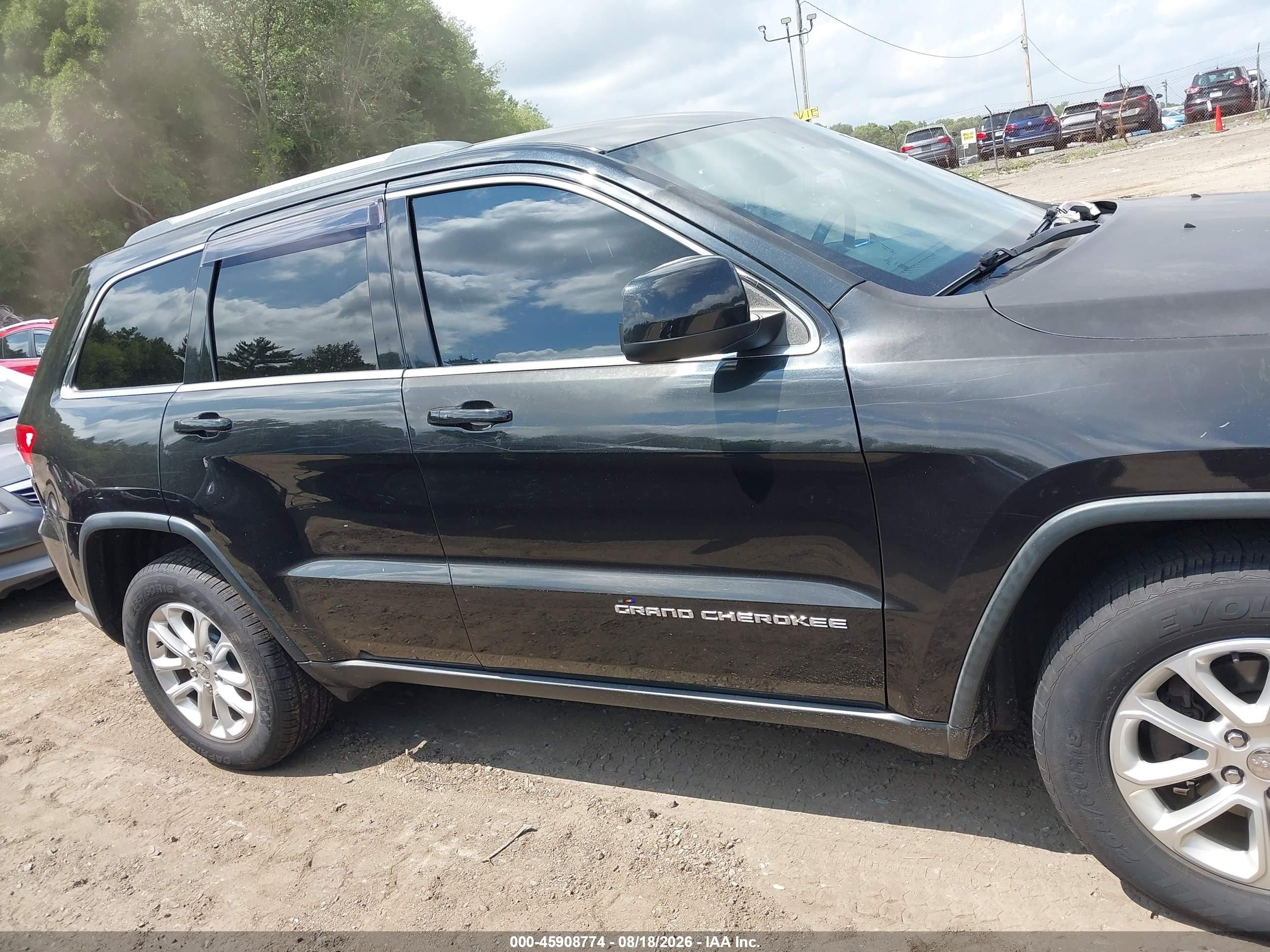 2015 Jeep Grand Cherokee Laredo Black vin: 1C4RJFAG2FC738294