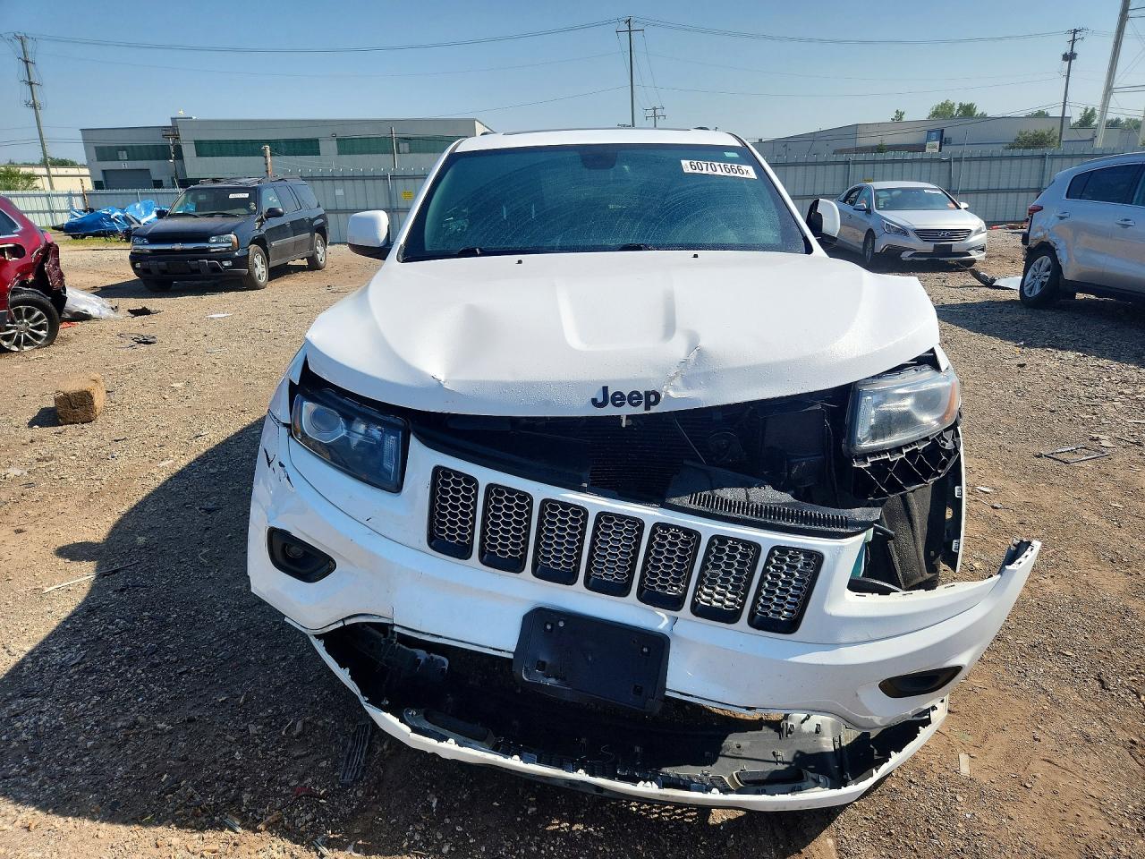 2015 Jeep Grand Cherokee Laredo White vin: 1C4RJFAG2FC748050