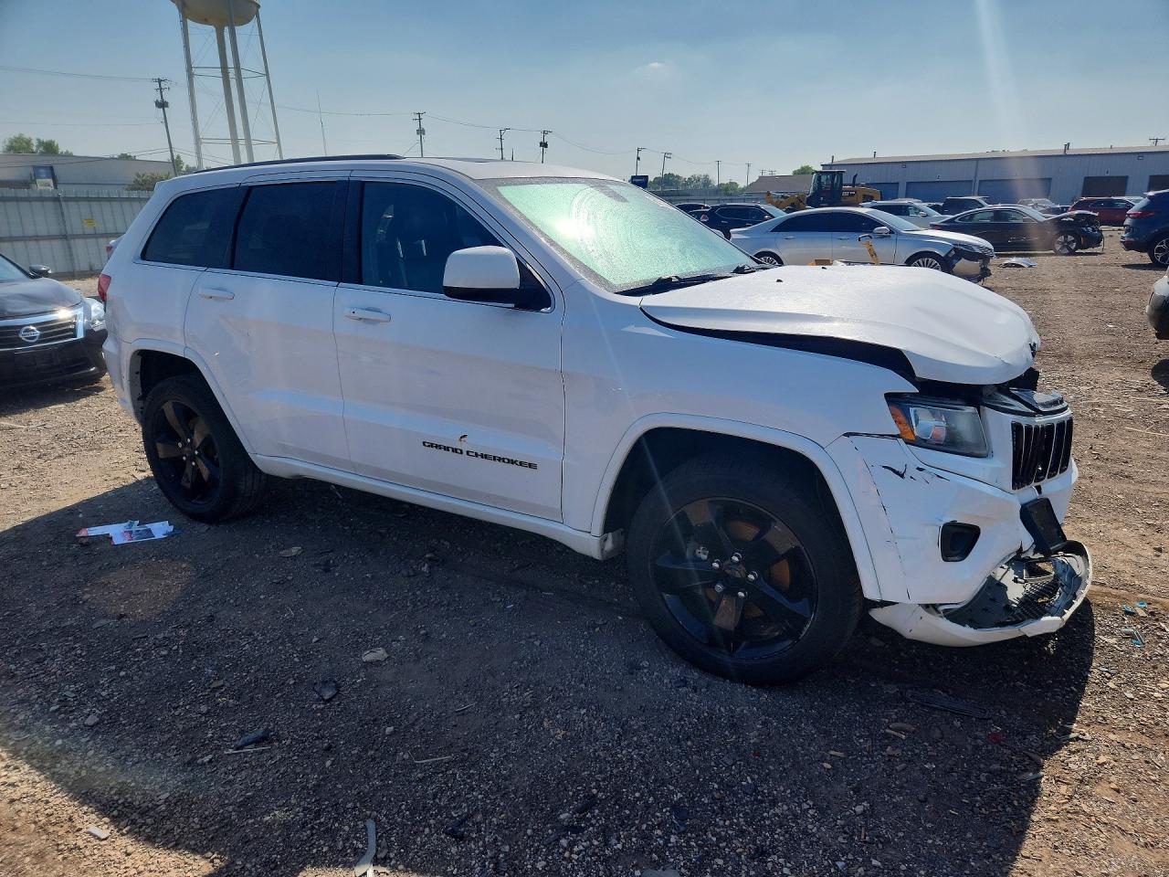 2015 Jeep Grand Cherokee Laredo White vin: 1C4RJFAG2FC748050