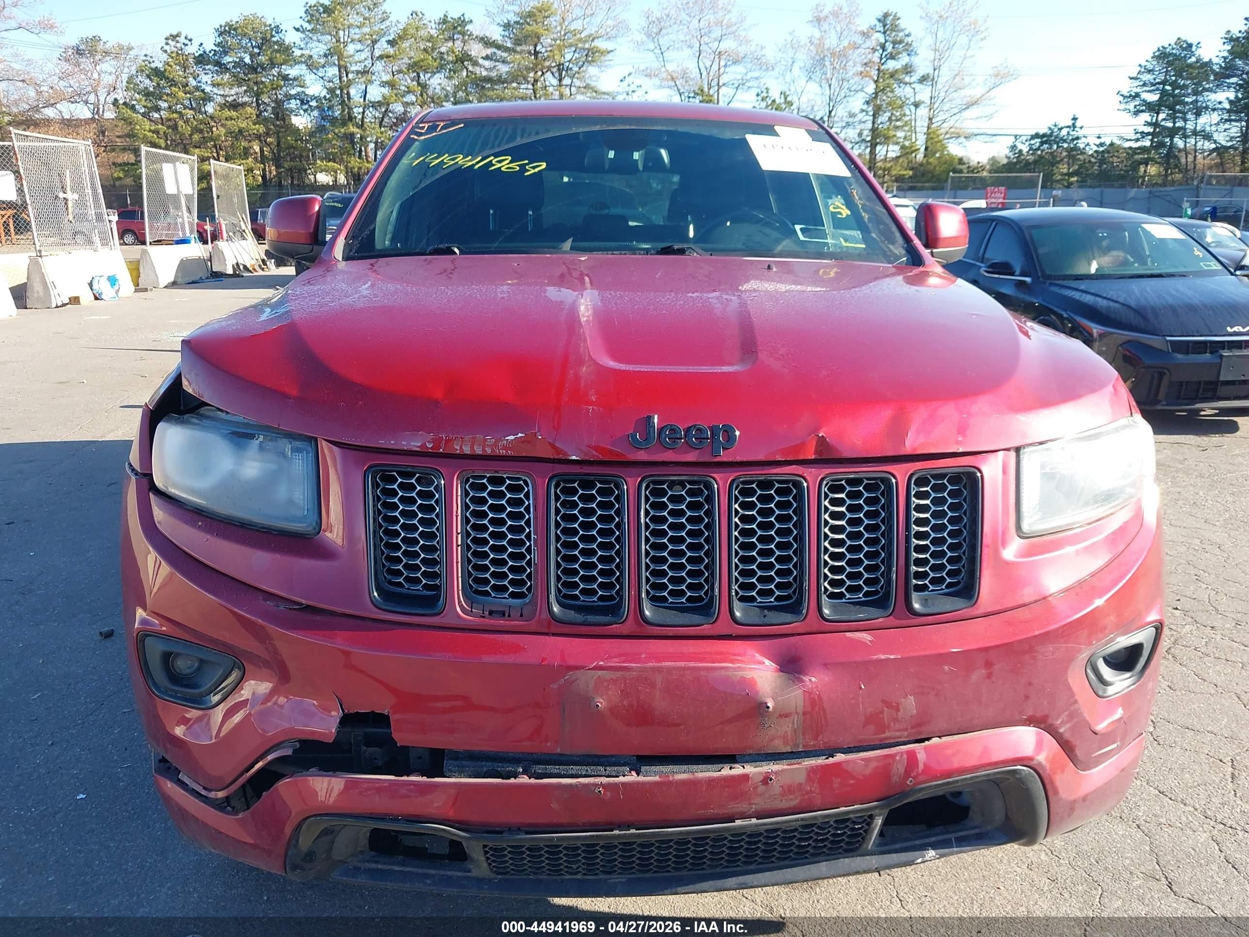 2015 Jeep Grand Cherokee Altitude Red vin: 1C4RJFAG2FC775071