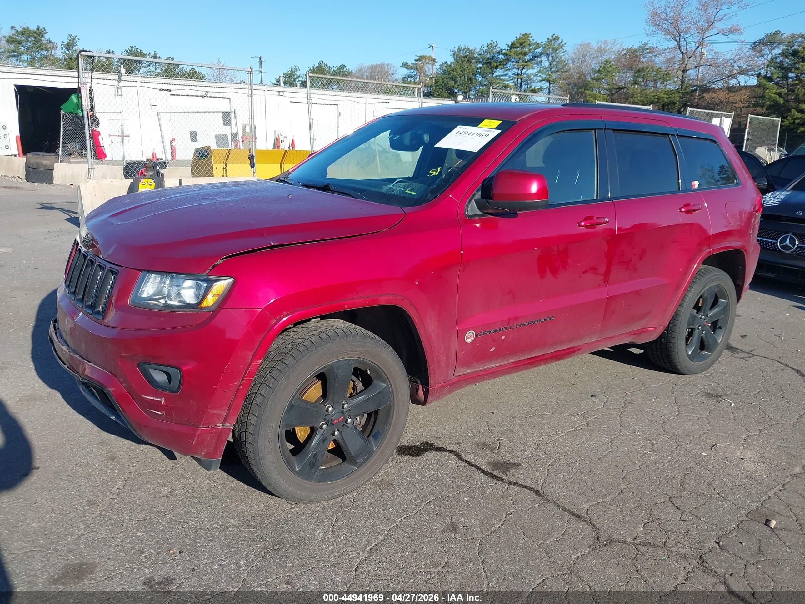 2015 Jeep Grand Cherokee Altitude Red vin: 1C4RJFAG2FC775071