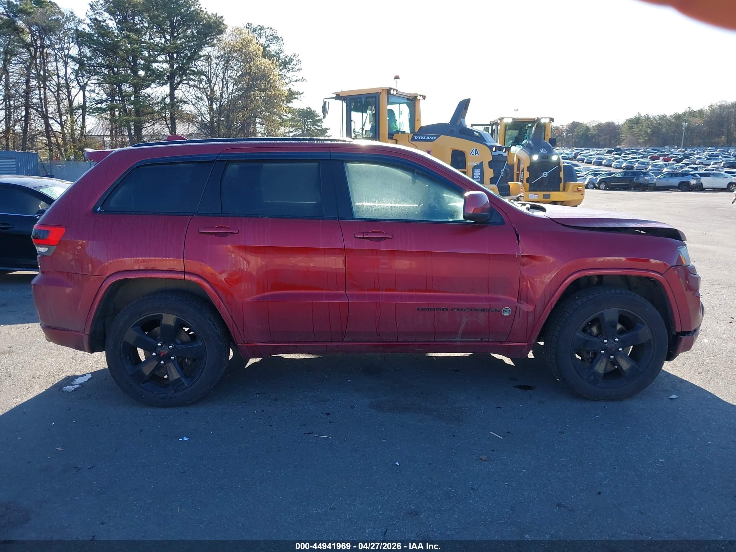 2015 Jeep Grand Cherokee Altitude Red vin: 1C4RJFAG2FC775071