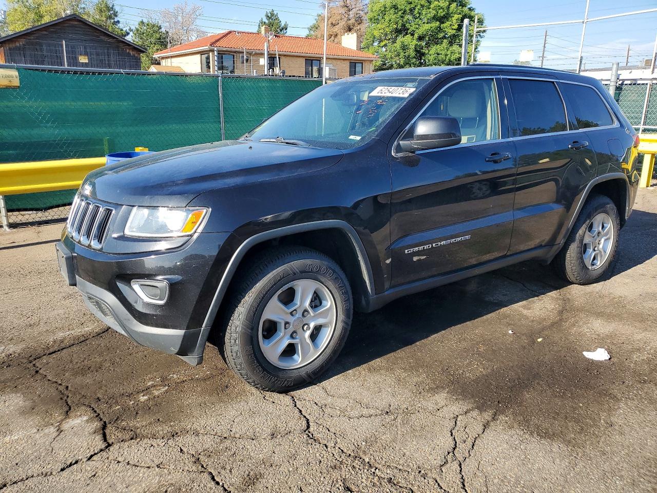 2015 Jeep Grand Cherokee Laredo Black vin: 1C4RJFAG2FC844664