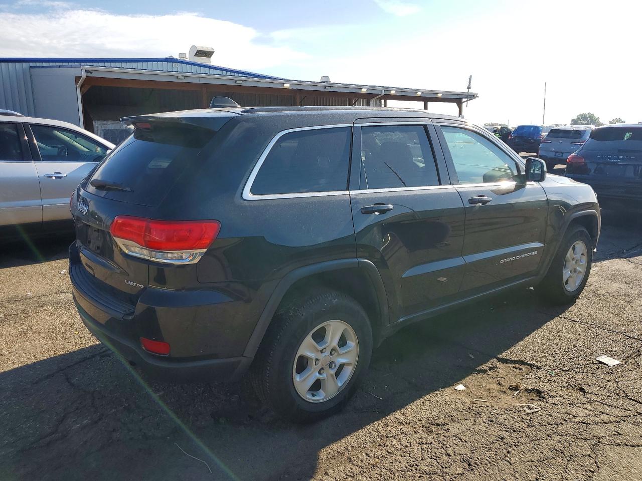 2015 Jeep Grand Cherokee Laredo Black vin: 1C4RJFAG2FC844664
