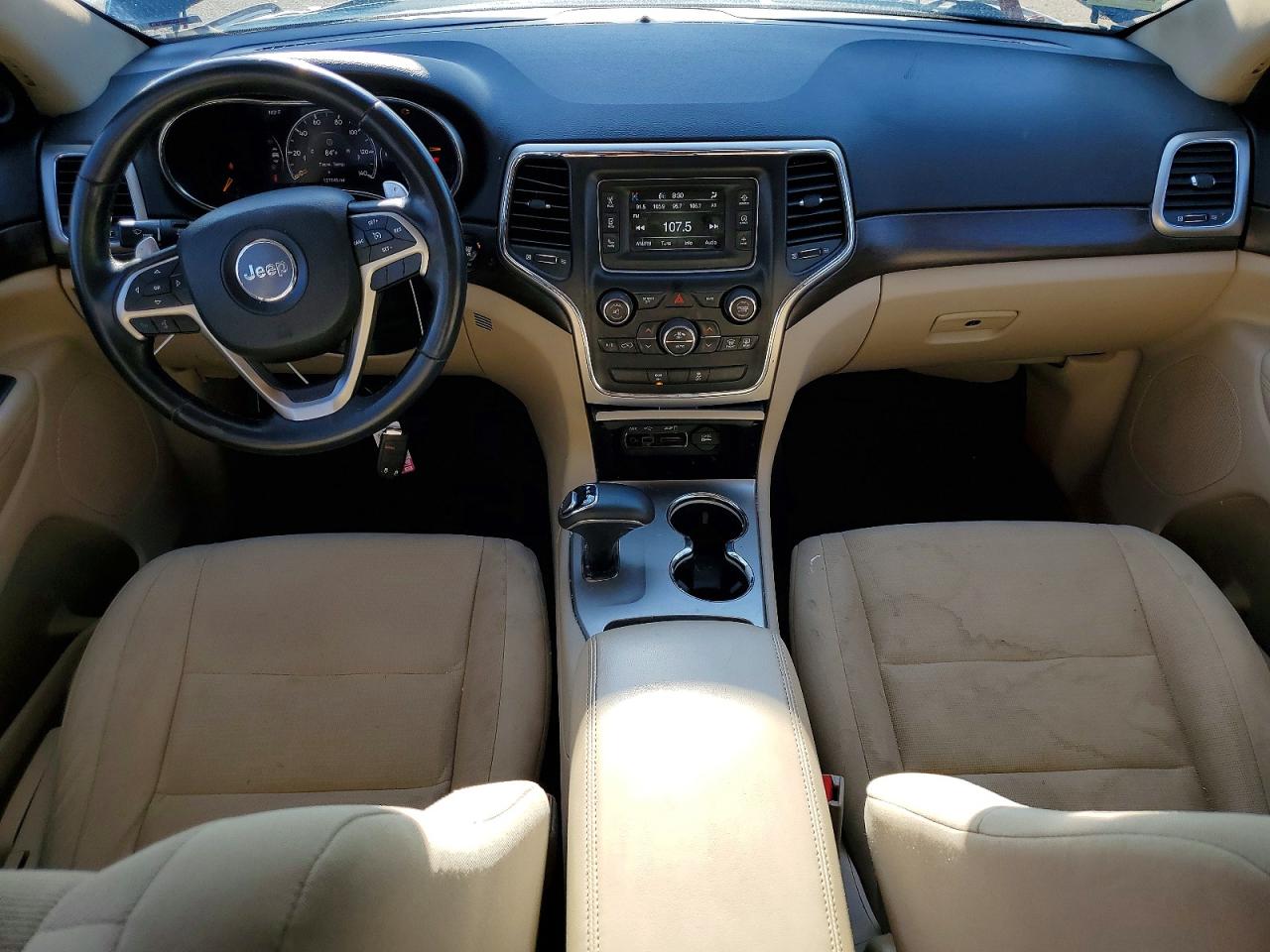 2015 Jeep Grand Cherokee Laredo Black vin: 1C4RJFAG2FC844664