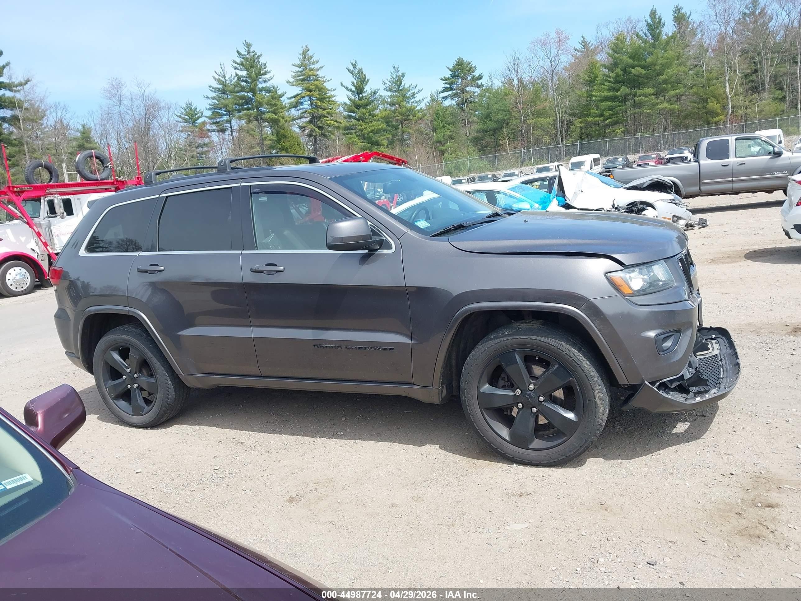 2015 Jeep Grand Cherokee Altitude Gray vin: 1C4RJFAG2FC858855