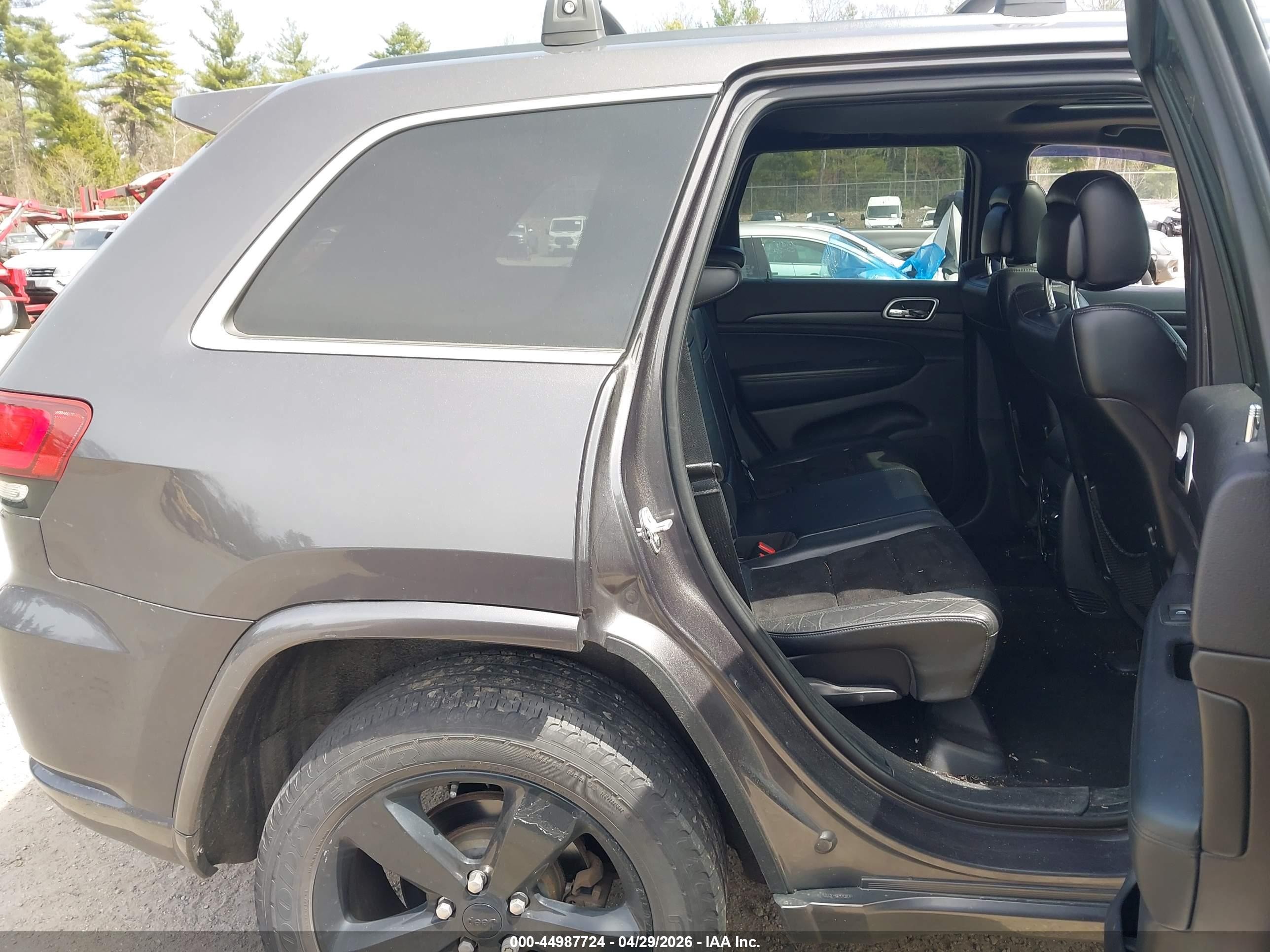 2015 Jeep Grand Cherokee Altitude Gray vin: 1C4RJFAG2FC858855