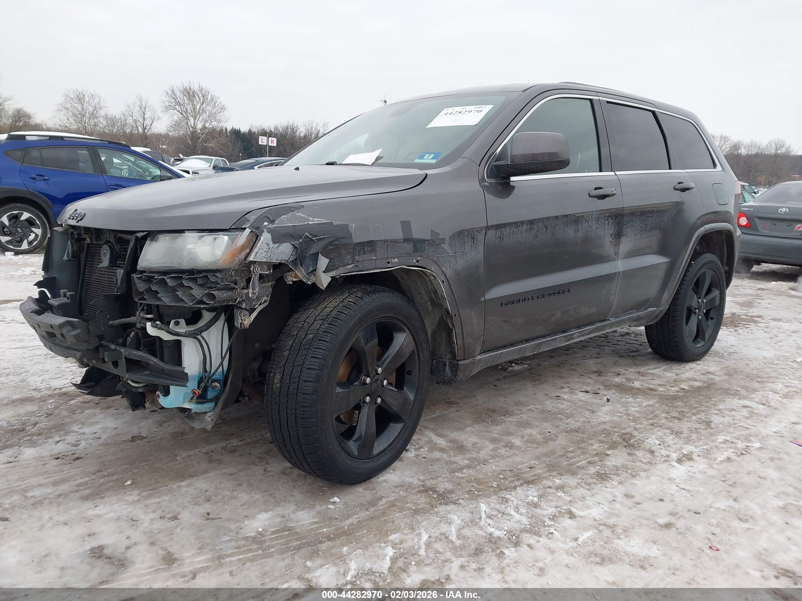 2015 Jeep Grand Cherokee Altitude Gray vin: 1C4RJFAG2FC865725