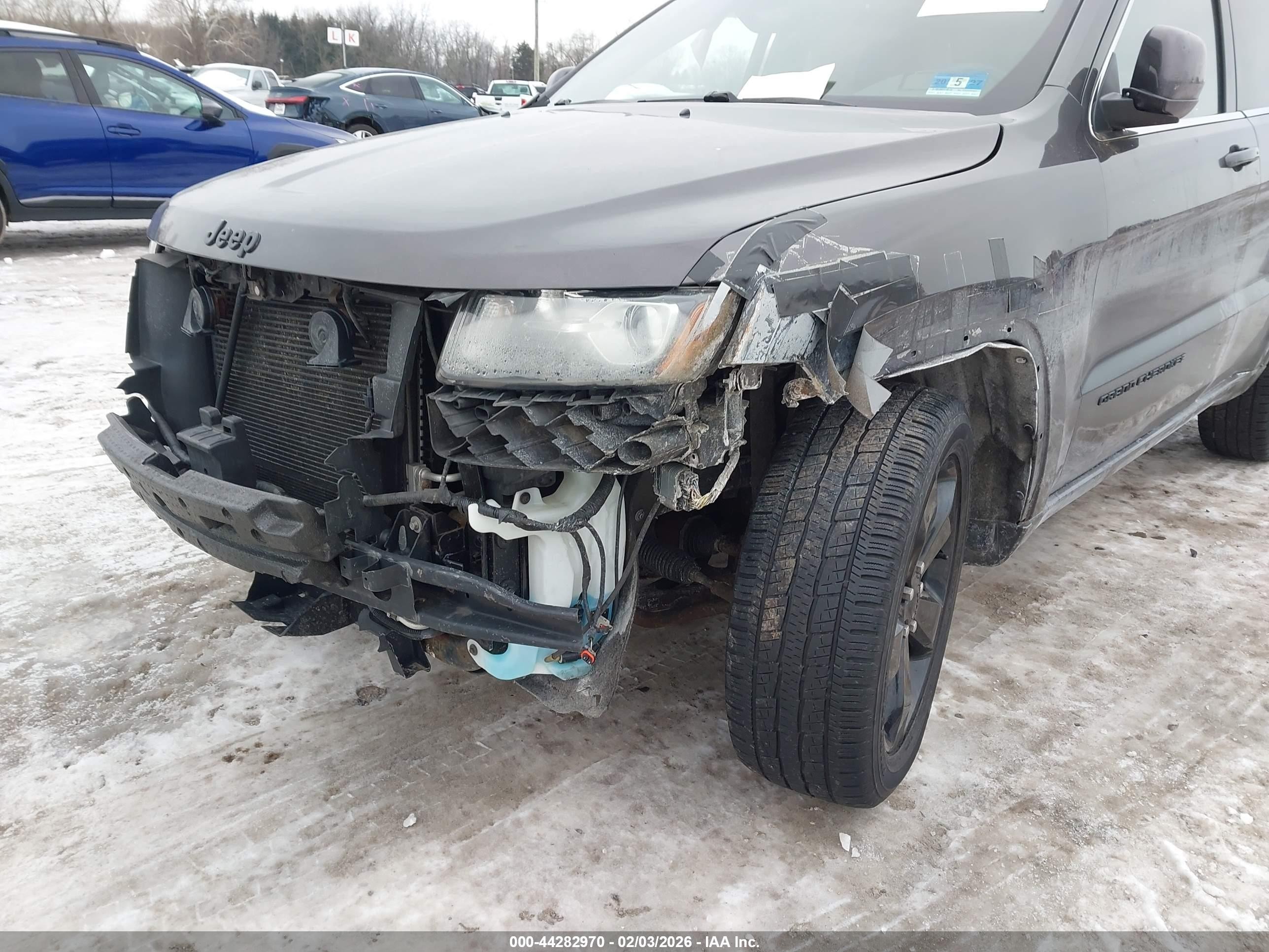 2015 Jeep Grand Cherokee Altitude Gray vin: 1C4RJFAG2FC865725