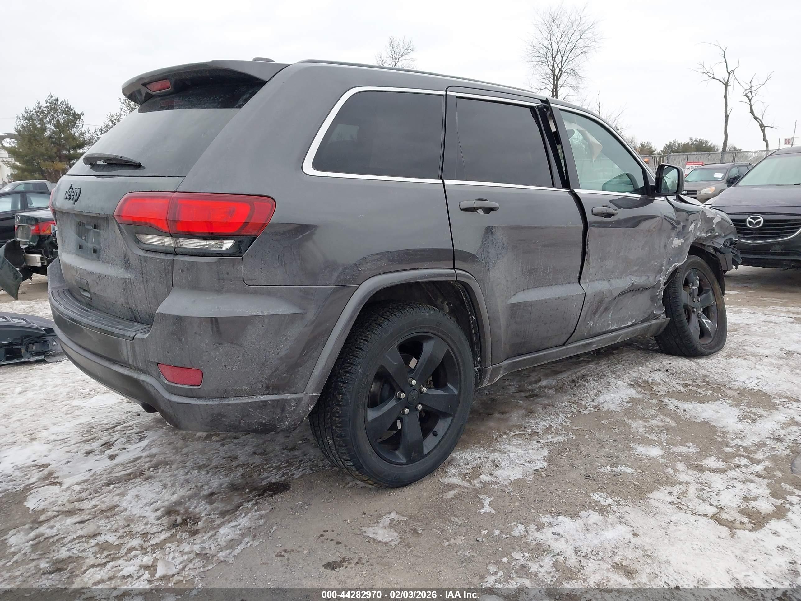 2015 Jeep Grand Cherokee Altitude Gray vin: 1C4RJFAG2FC865725