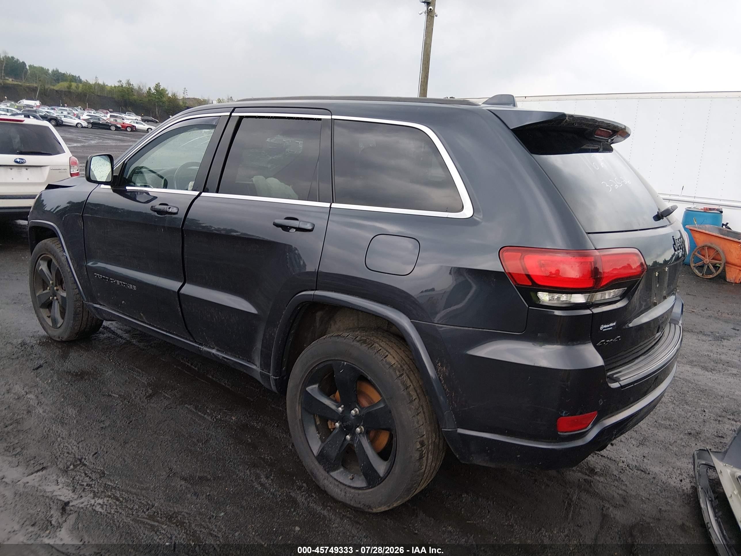 2015 Jeep Grand Cherokee Altitude Gray vin: 1C4RJFAG2FC876109
