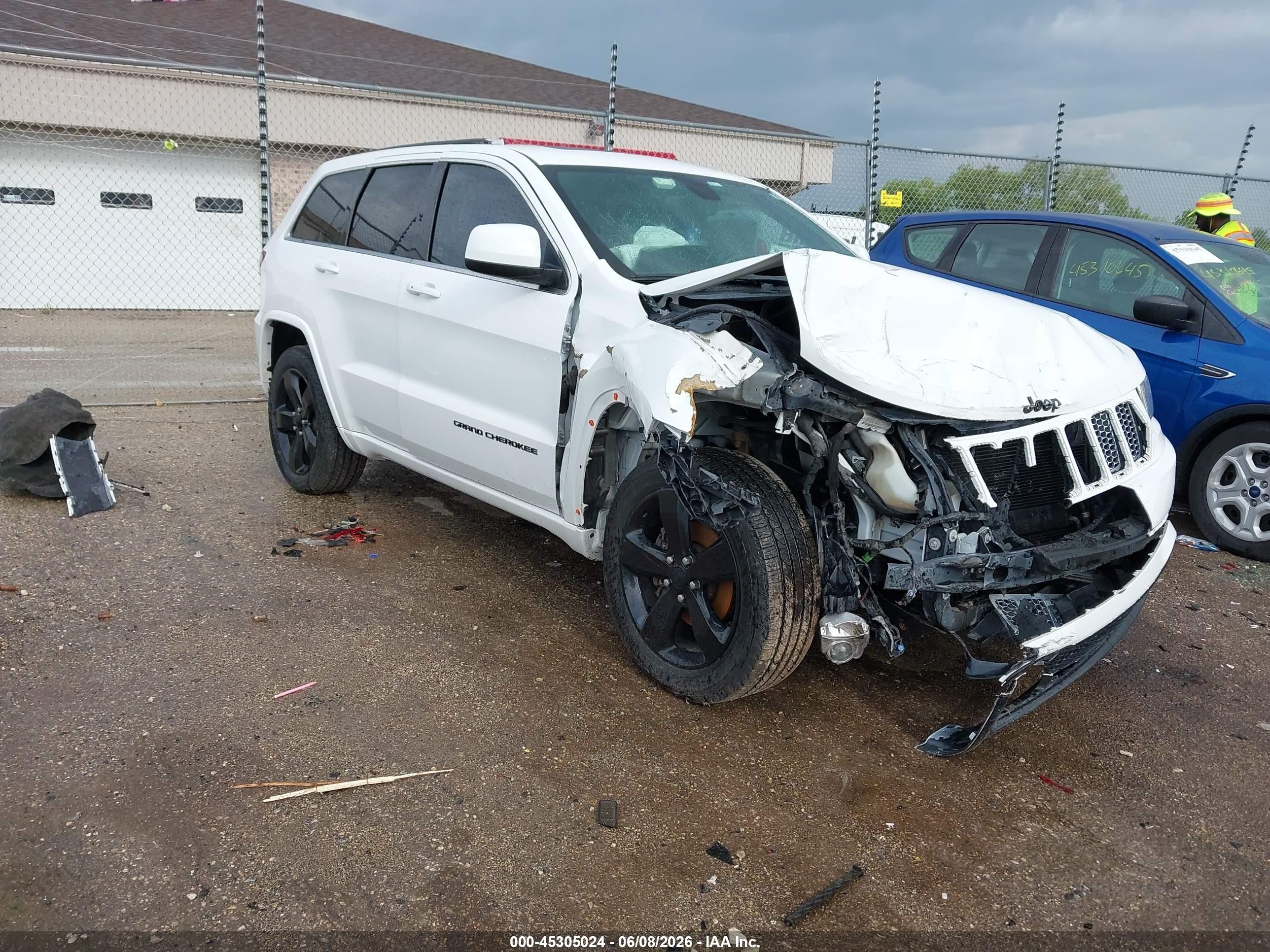 2015 Jeep Grand Cherokee Altitude White vin: 1C4RJFAG2FC924451