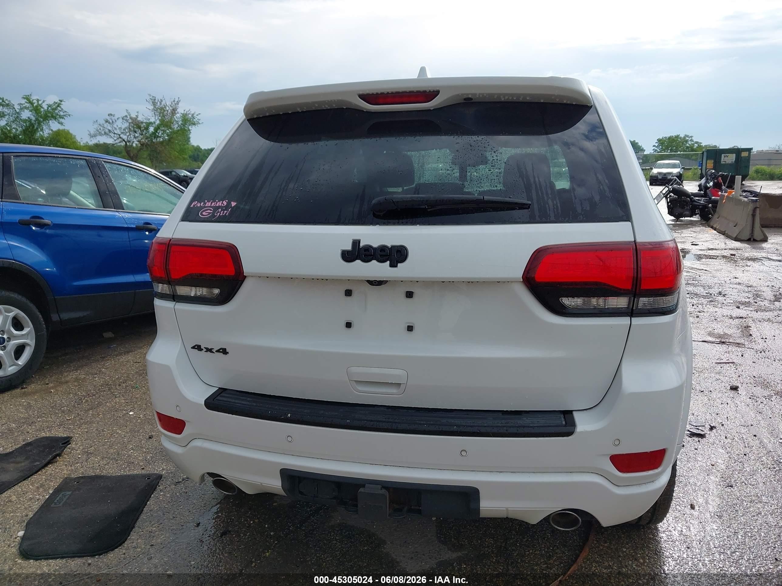 2015 Jeep Grand Cherokee Altitude Белый vin: 1C4RJFAG2FC924451