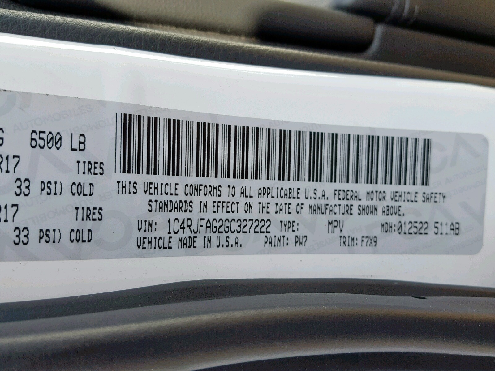 2016 Jeep Grand Cherokee Laredo White vin: 1C4RJFAG2GC327222