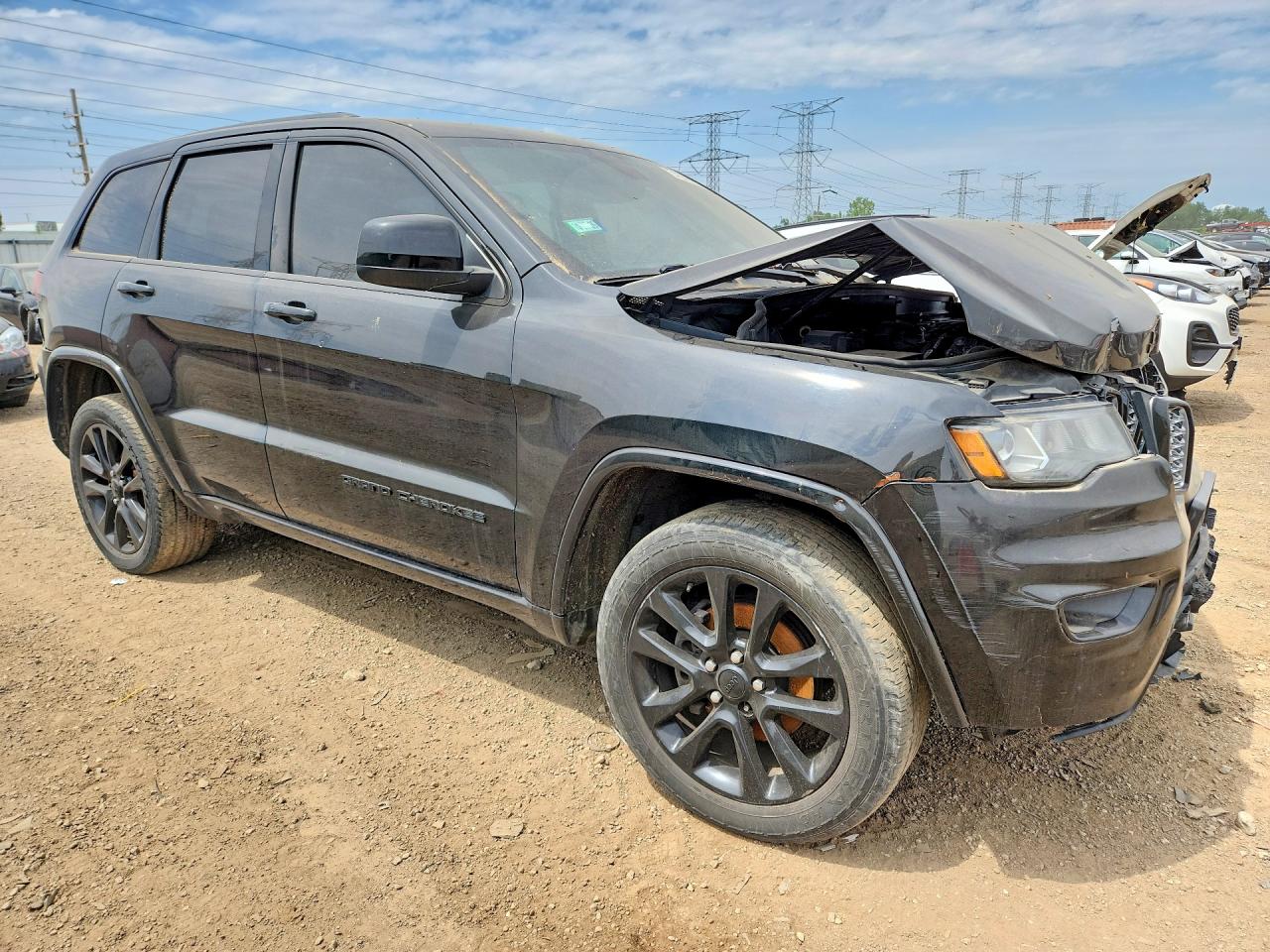 2018 Jeep Grand Cherokee Laredo Black vin: 1C4RJFAG2JC500373