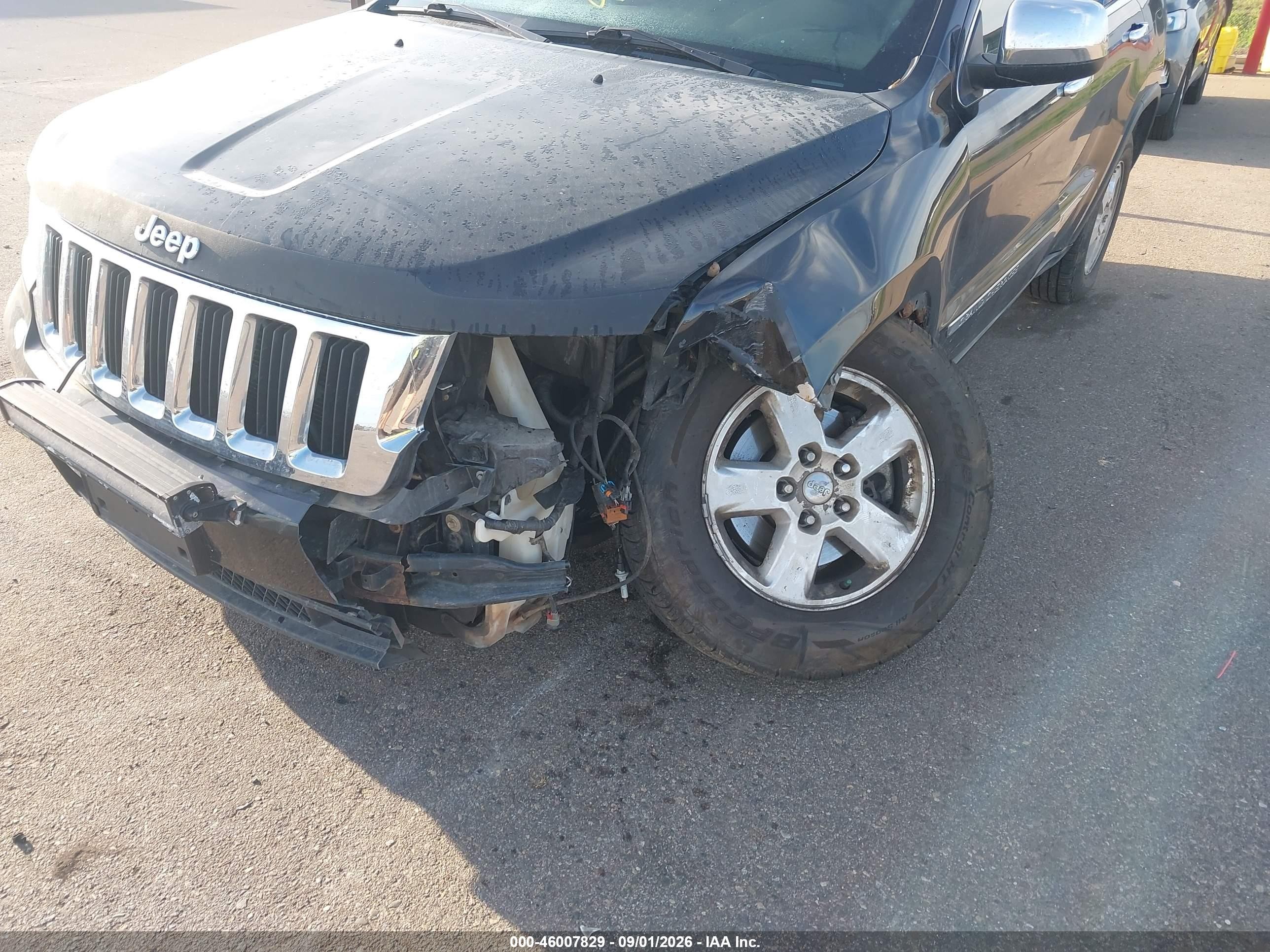 2012 Jeep Grand Cherokee Laredo Black vin: 1C4RJFAG3CC222327