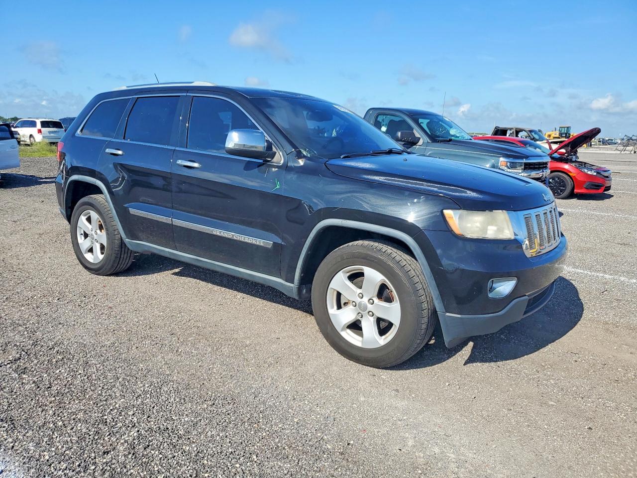 2012 Jeep Grand Cherokee Laredo Черный vin: 1C4RJFAG3CC227320