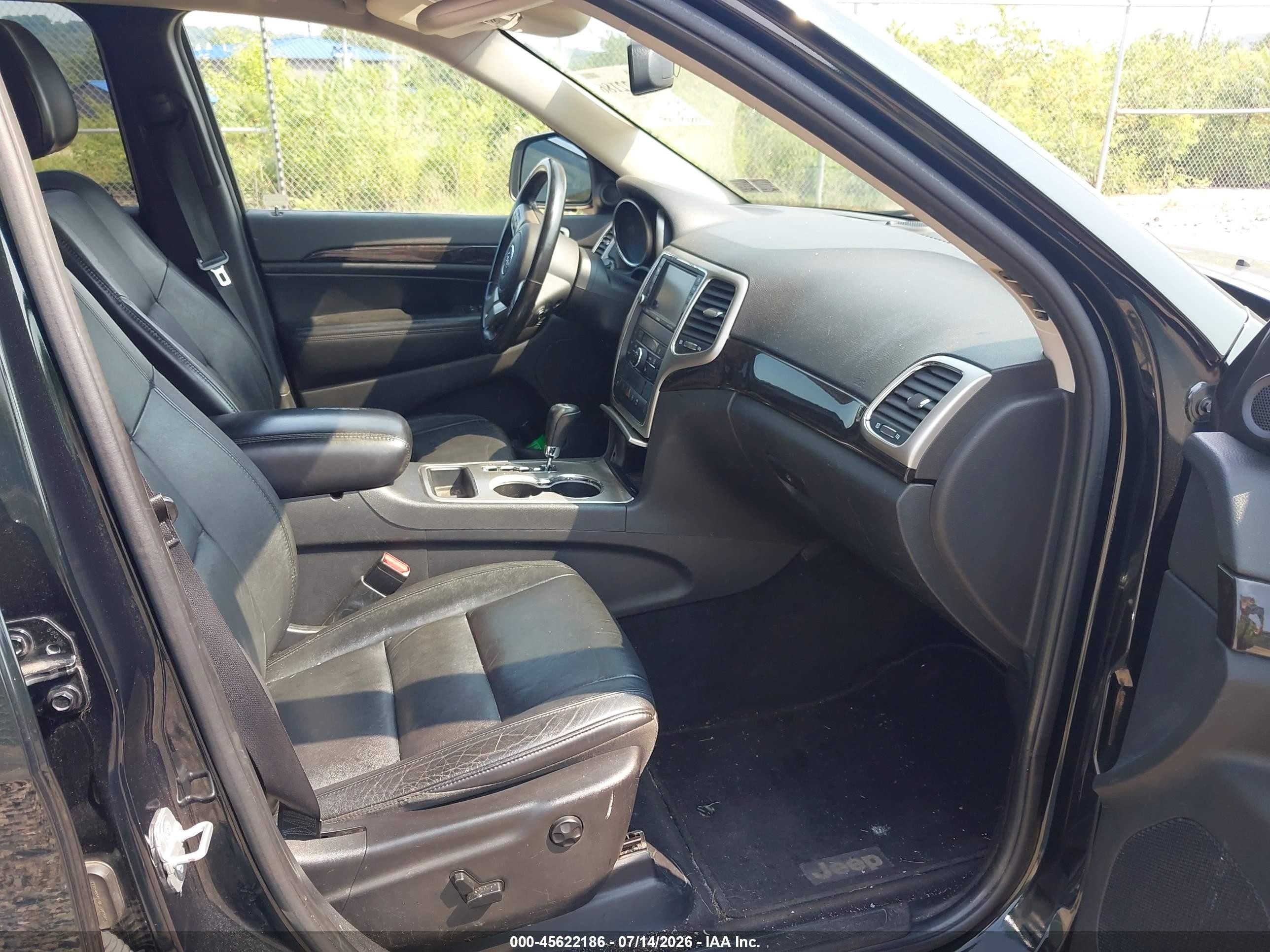 2012 Jeep Grand Cherokee Laredo Black vin: 1C4RJFAG3CC233120