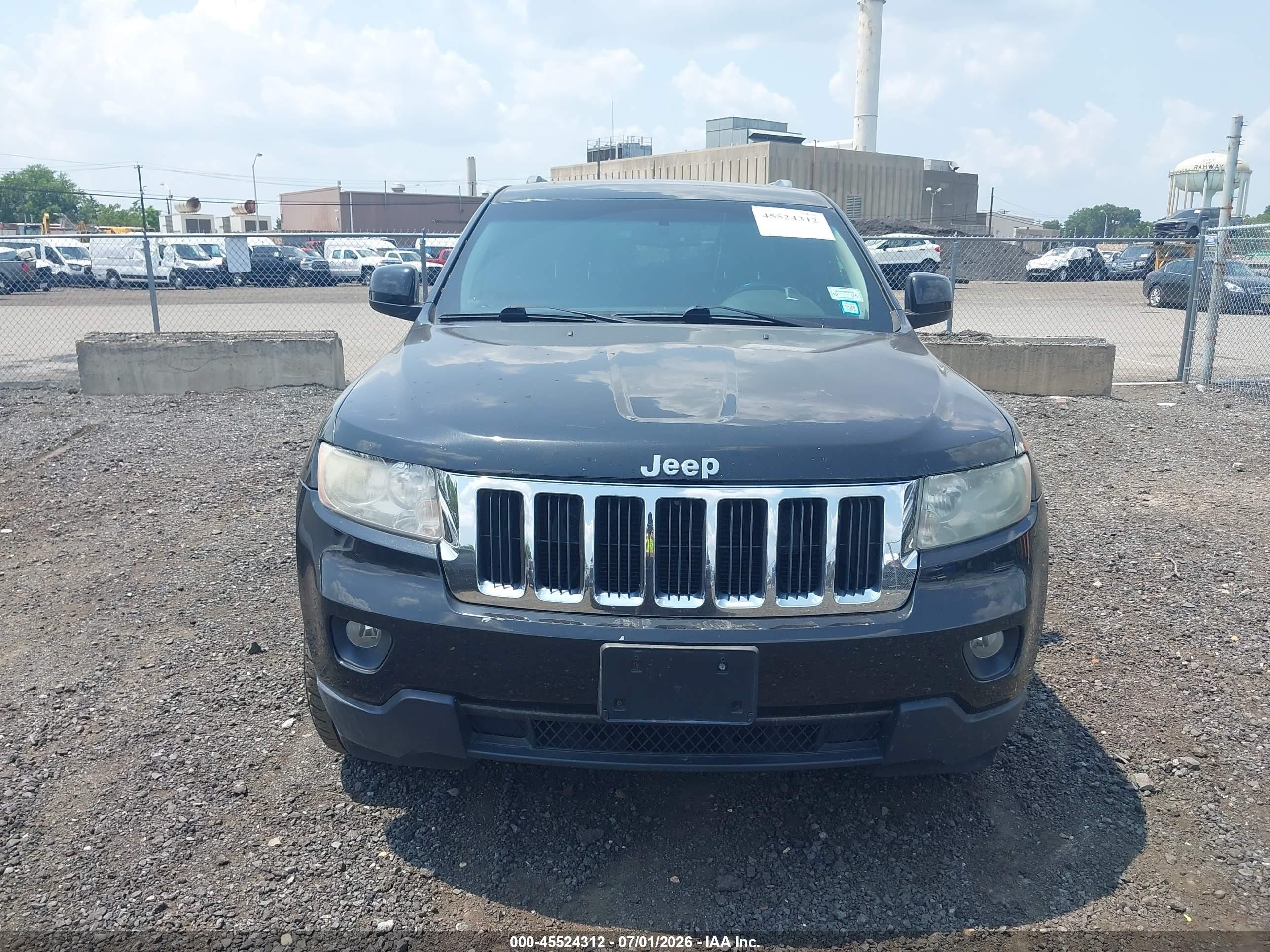 2012 Jeep Grand Cherokee Laredo Черный vin: 1C4RJFAG3CC268921