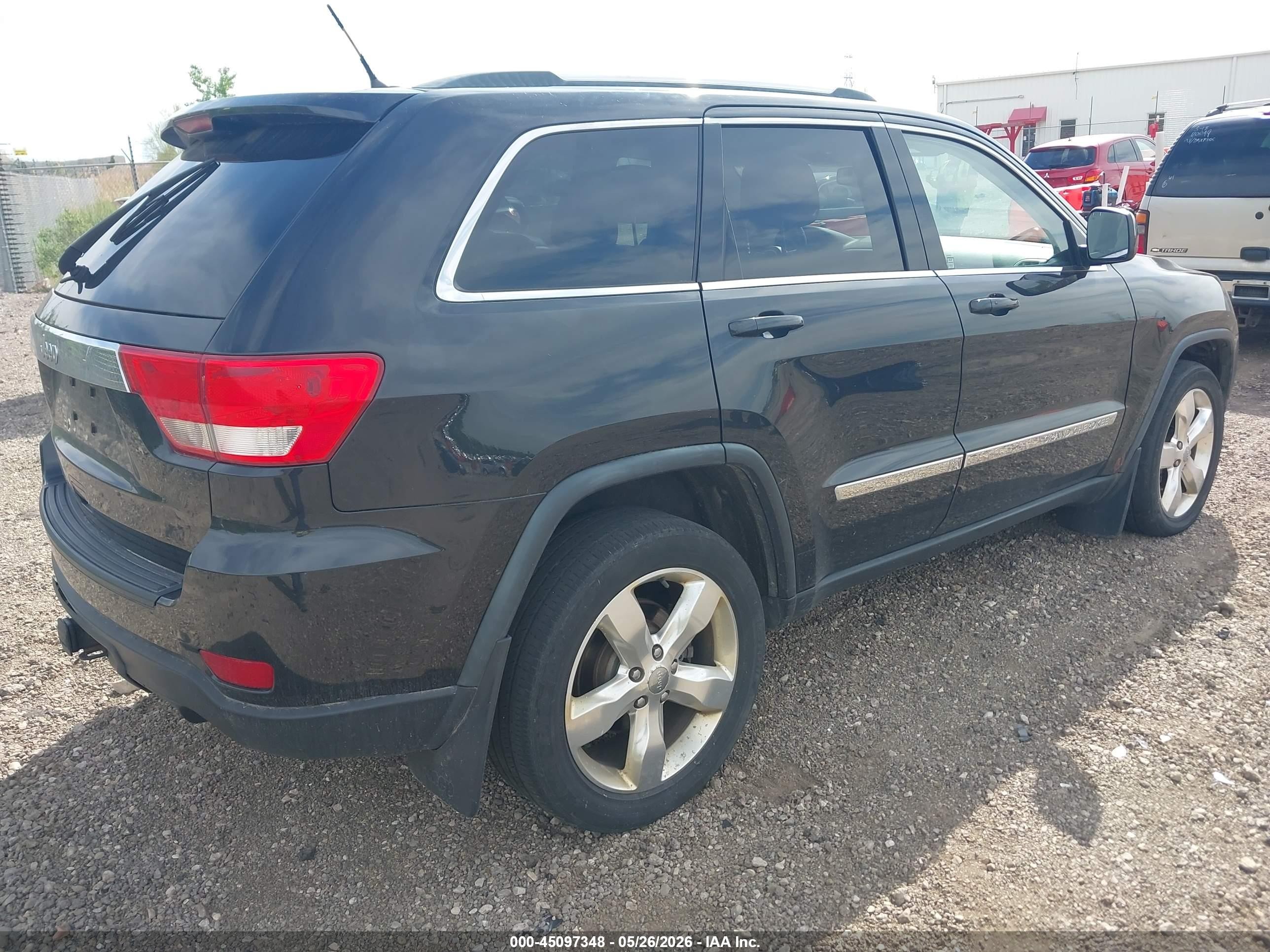 2012 Jeep Grand Cherokee Laredo Black vin: 1C4RJFAG3CC298386
