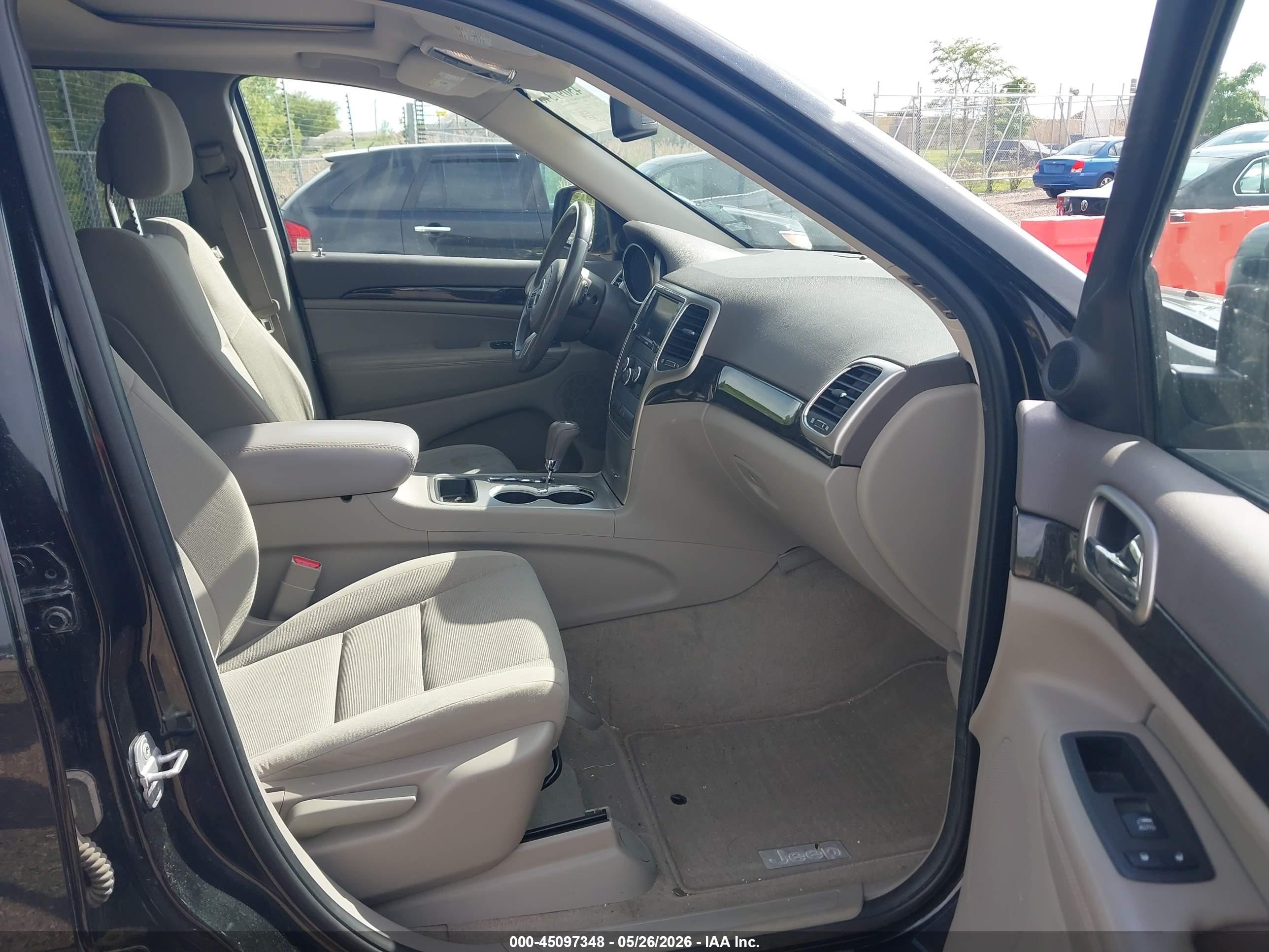 2012 Jeep Grand Cherokee Laredo Black vin: 1C4RJFAG3CC298386