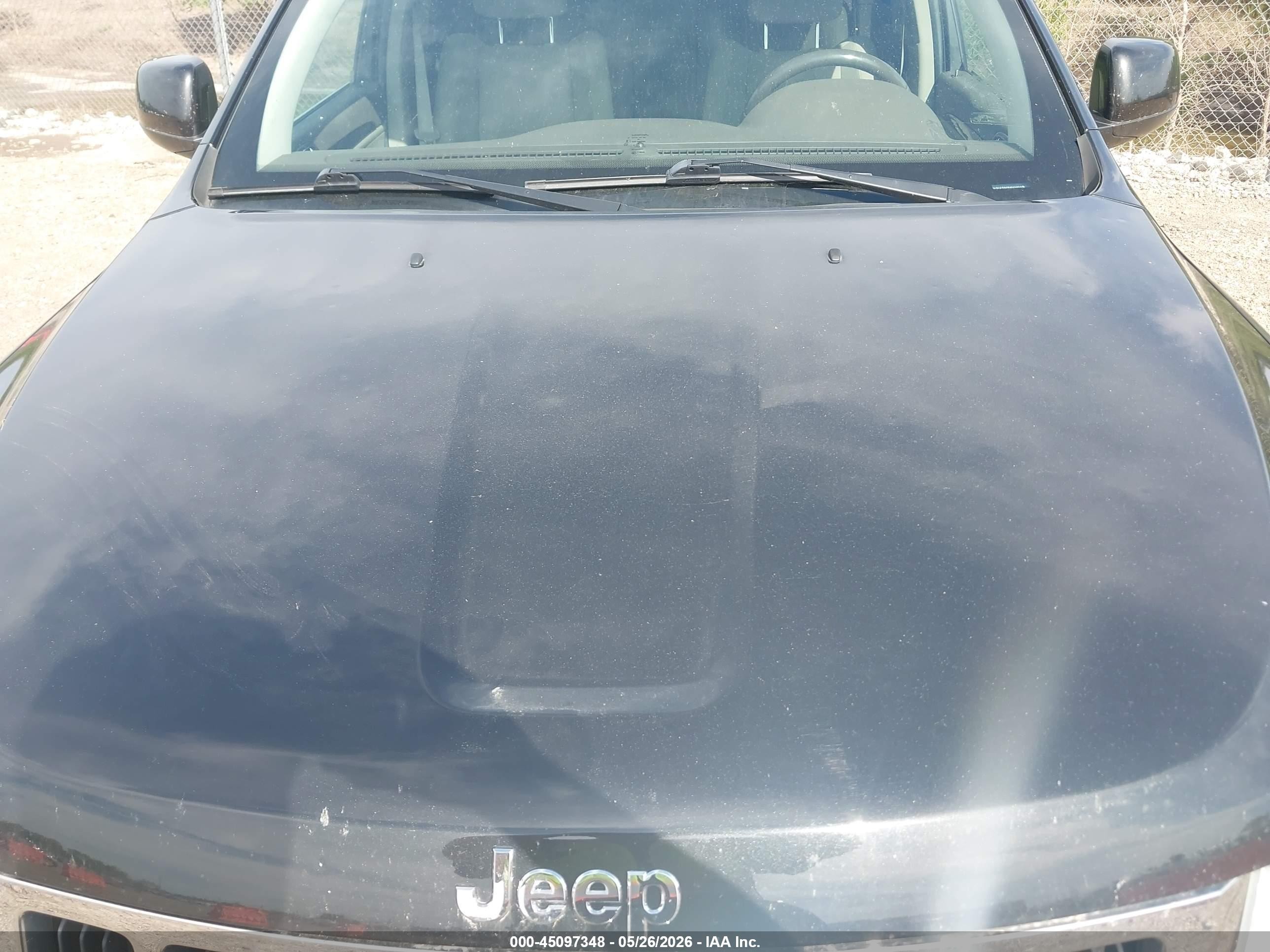2012 Jeep Grand Cherokee Laredo Black vin: 1C4RJFAG3CC298386