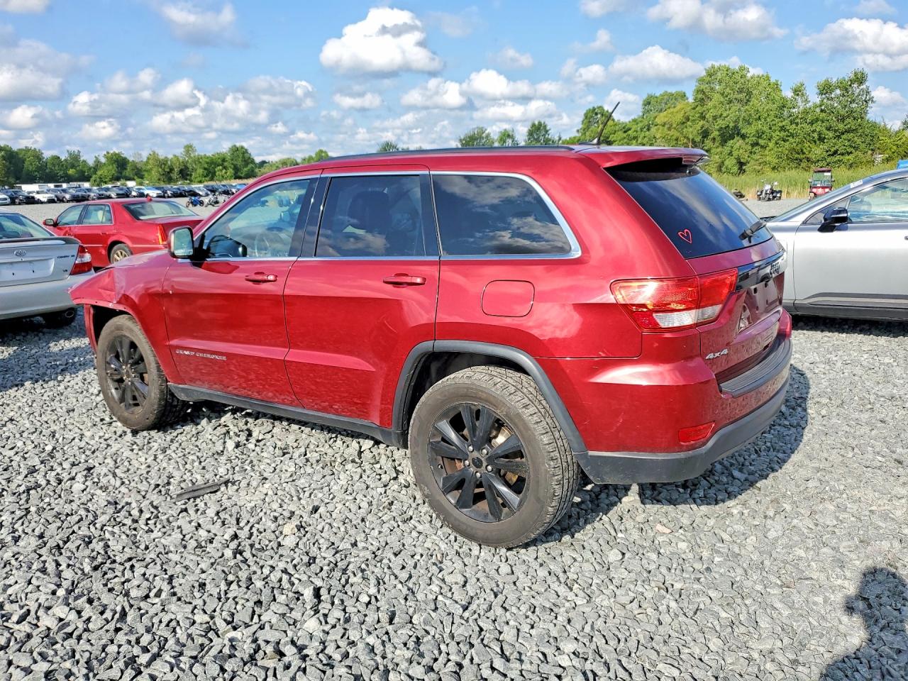 2012 Jeep Grand Cherokee Laredo Red vin: 1C4RJFAG3CC329149