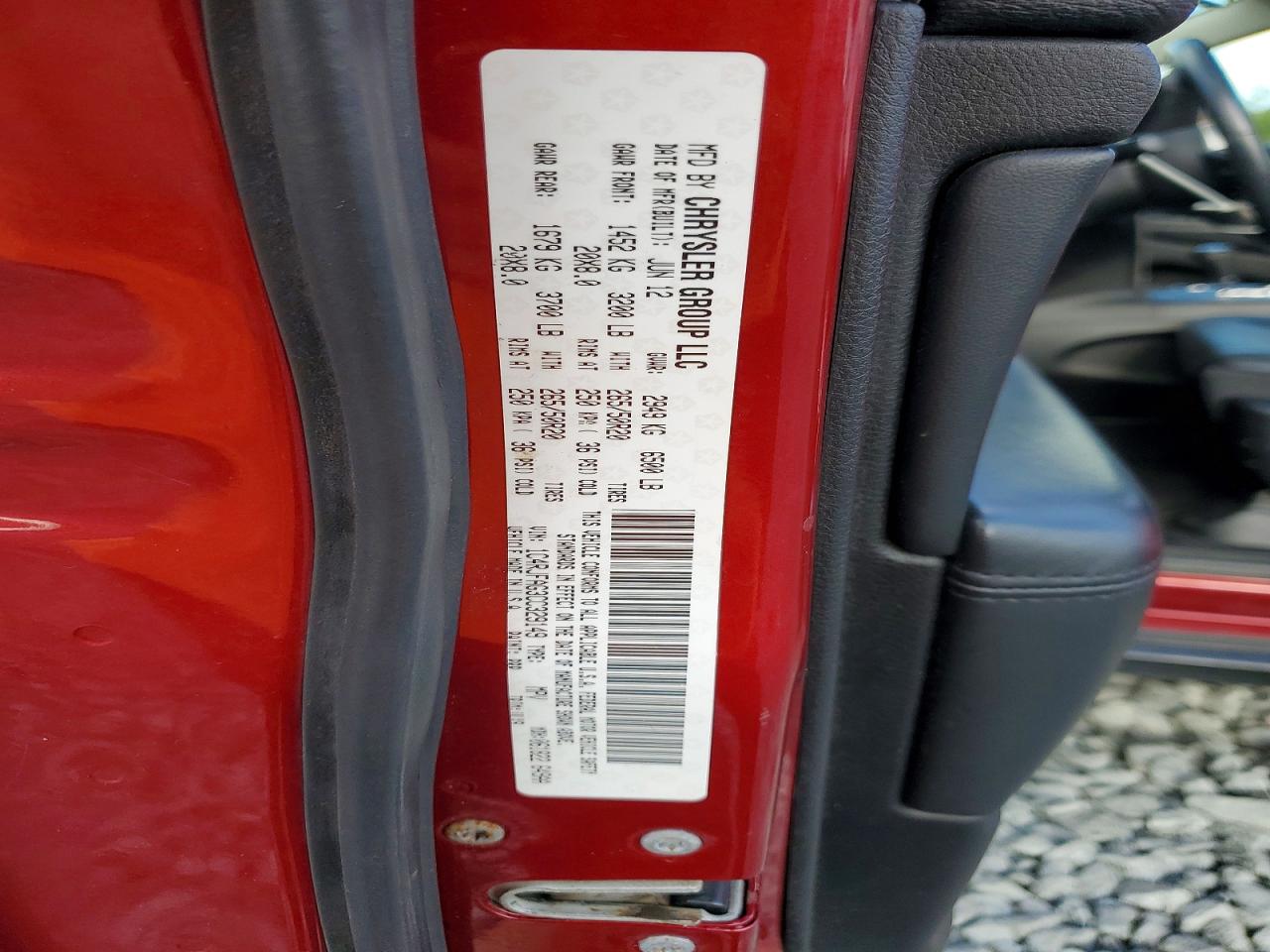 2012 Jeep Grand Cherokee Laredo Red vin: 1C4RJFAG3CC329149