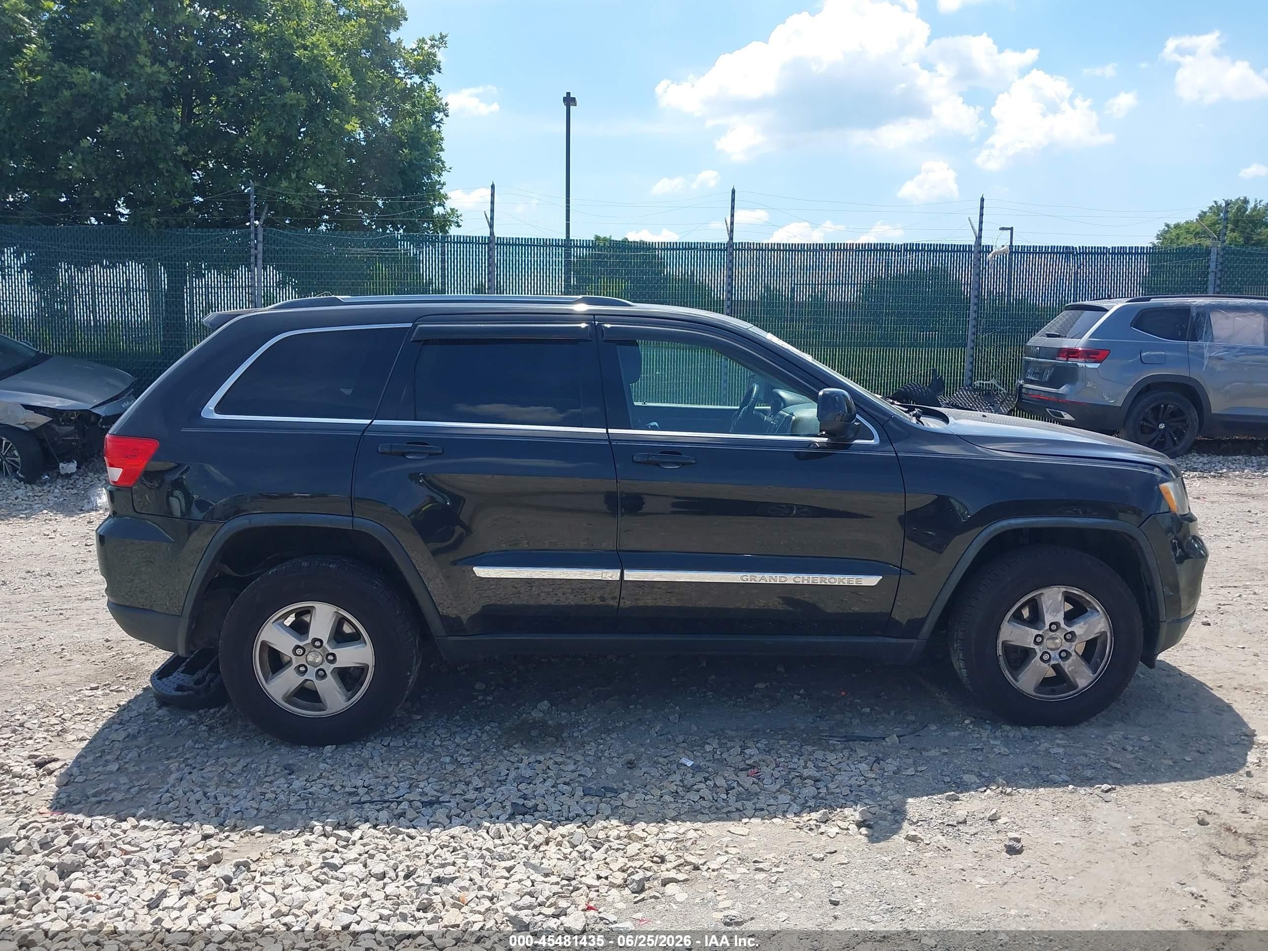 2012 Jeep Grand Cherokee Laredo Black vin: 1C4RJFAG3CC340894