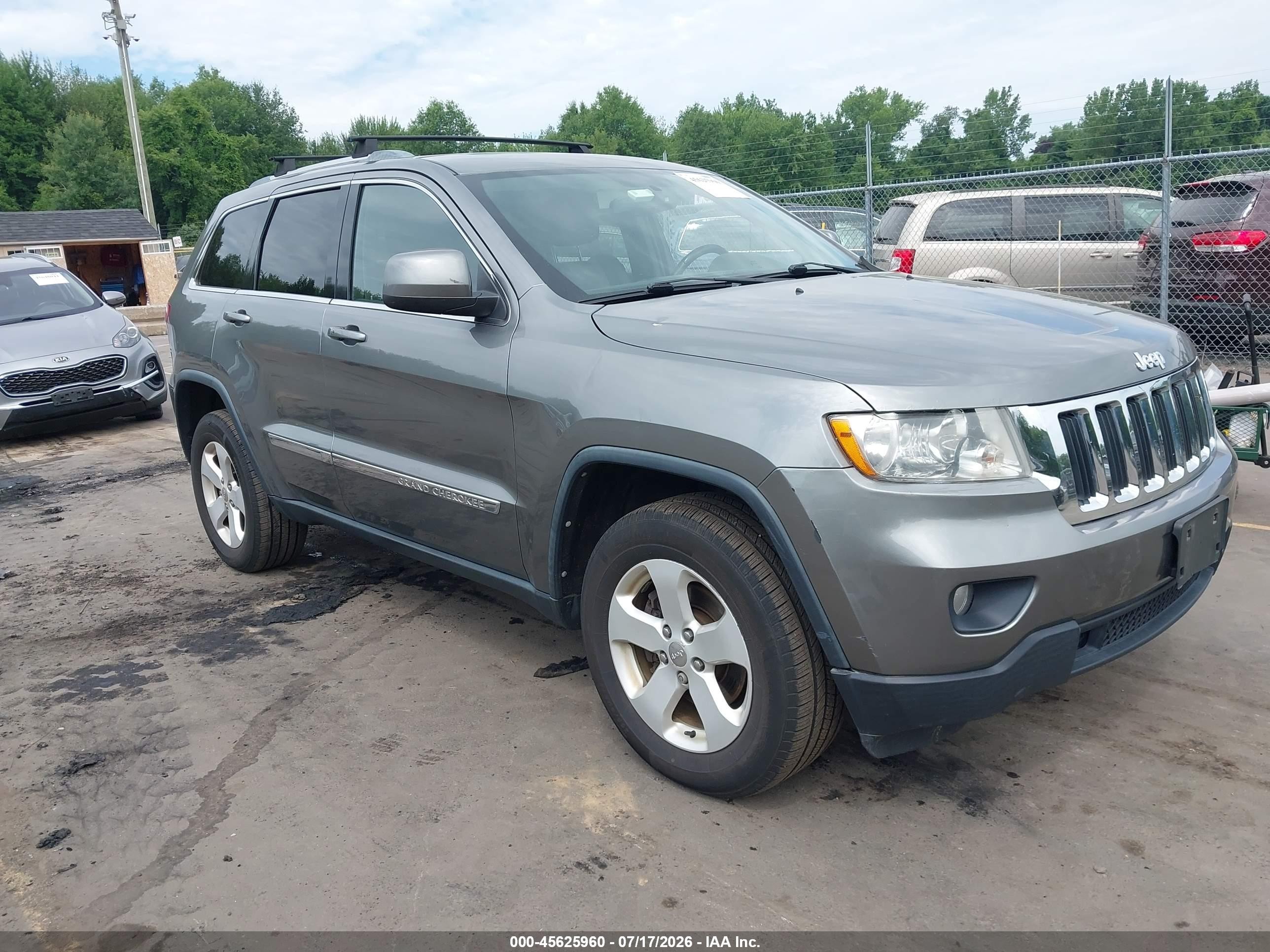 2013 Jeep Grand Cherokee Laredo Black vin: 1C4RJFAG3DC513878