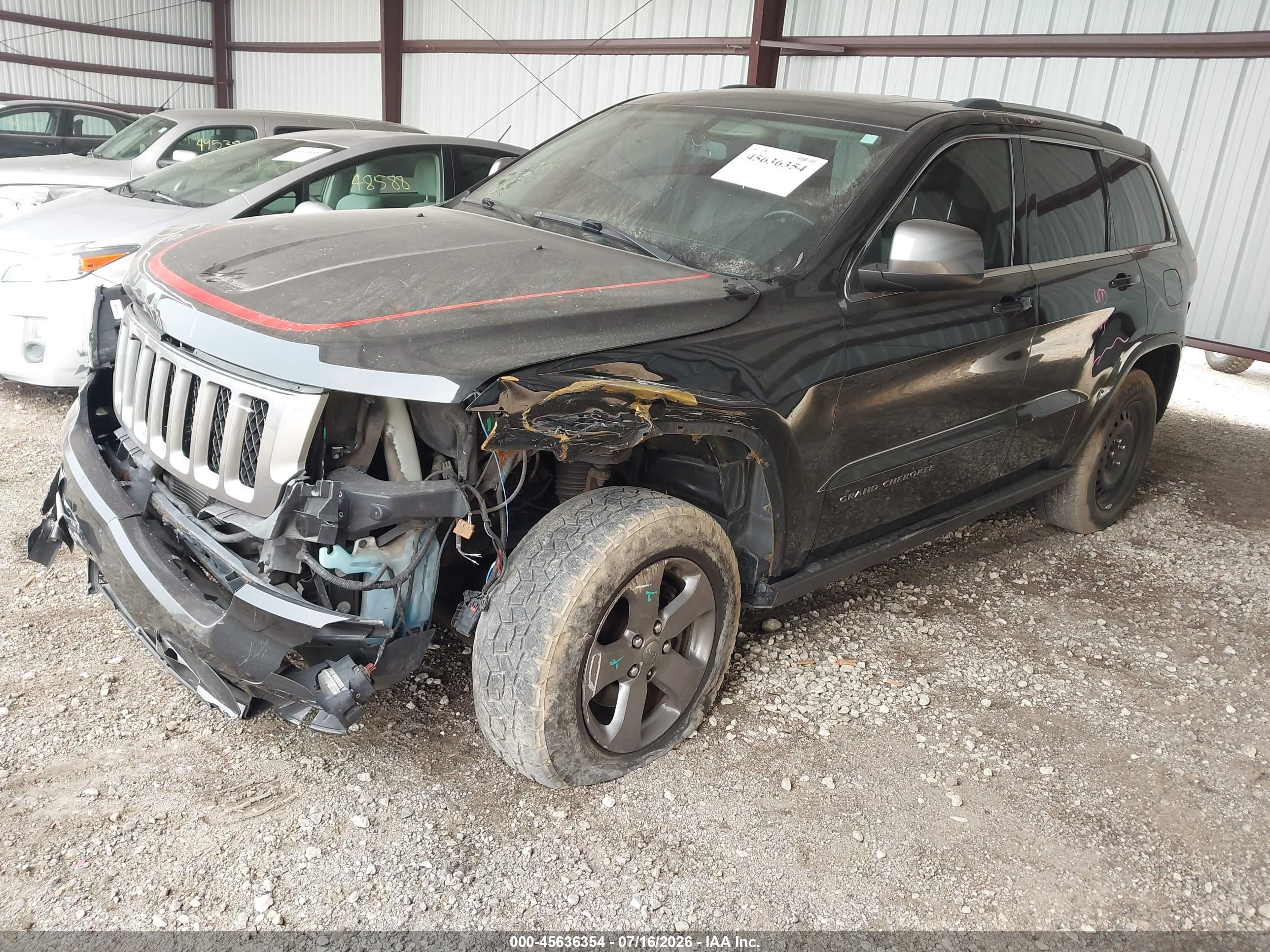 2013 Jeep Grand Cherokee Laredo Trailhawk Black vin: 1C4RJFAG3DC619506