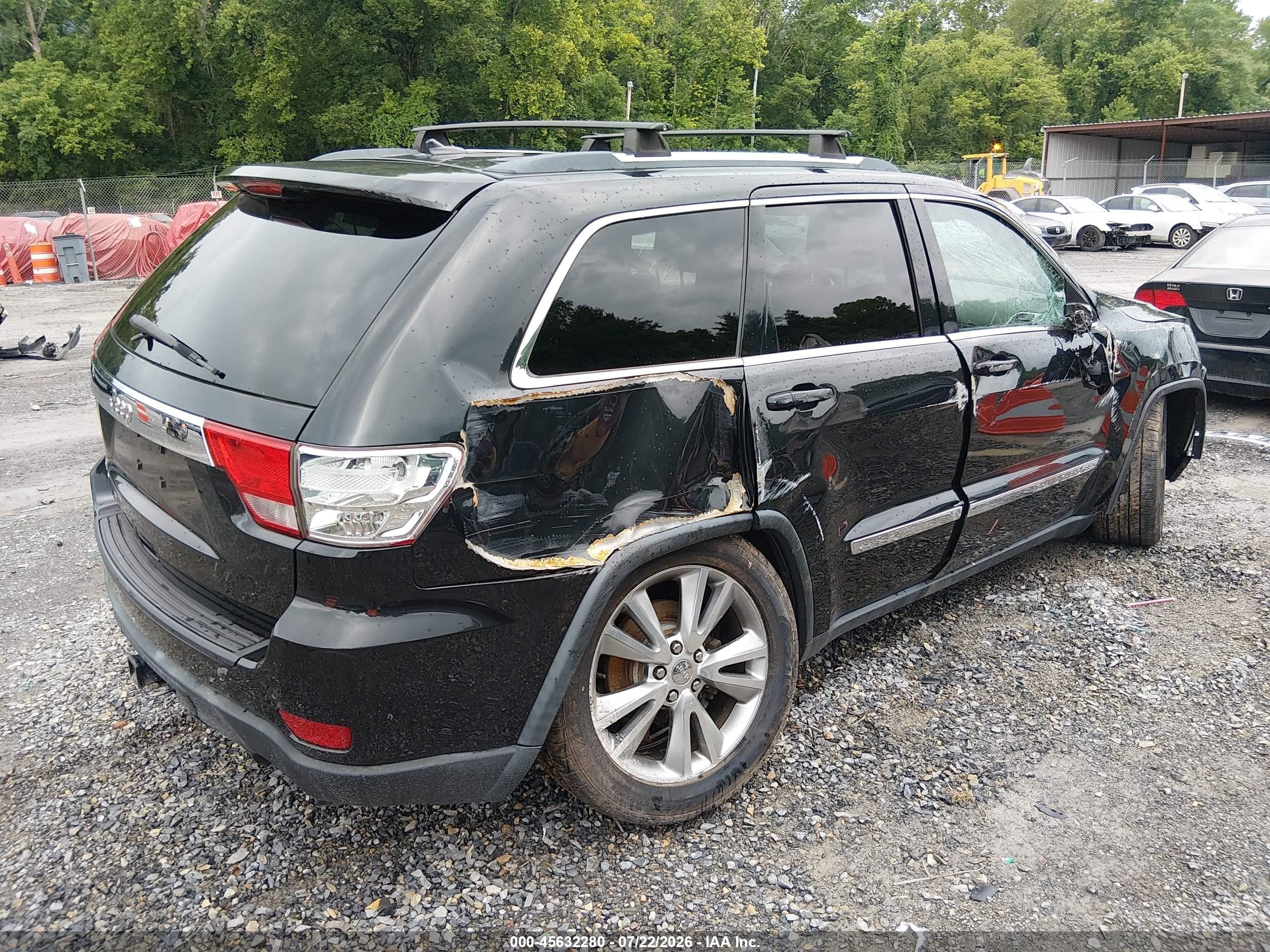 2013 Jeep Grand Cherokee Laredo Черный vin: 1C4RJFAG3DC631008