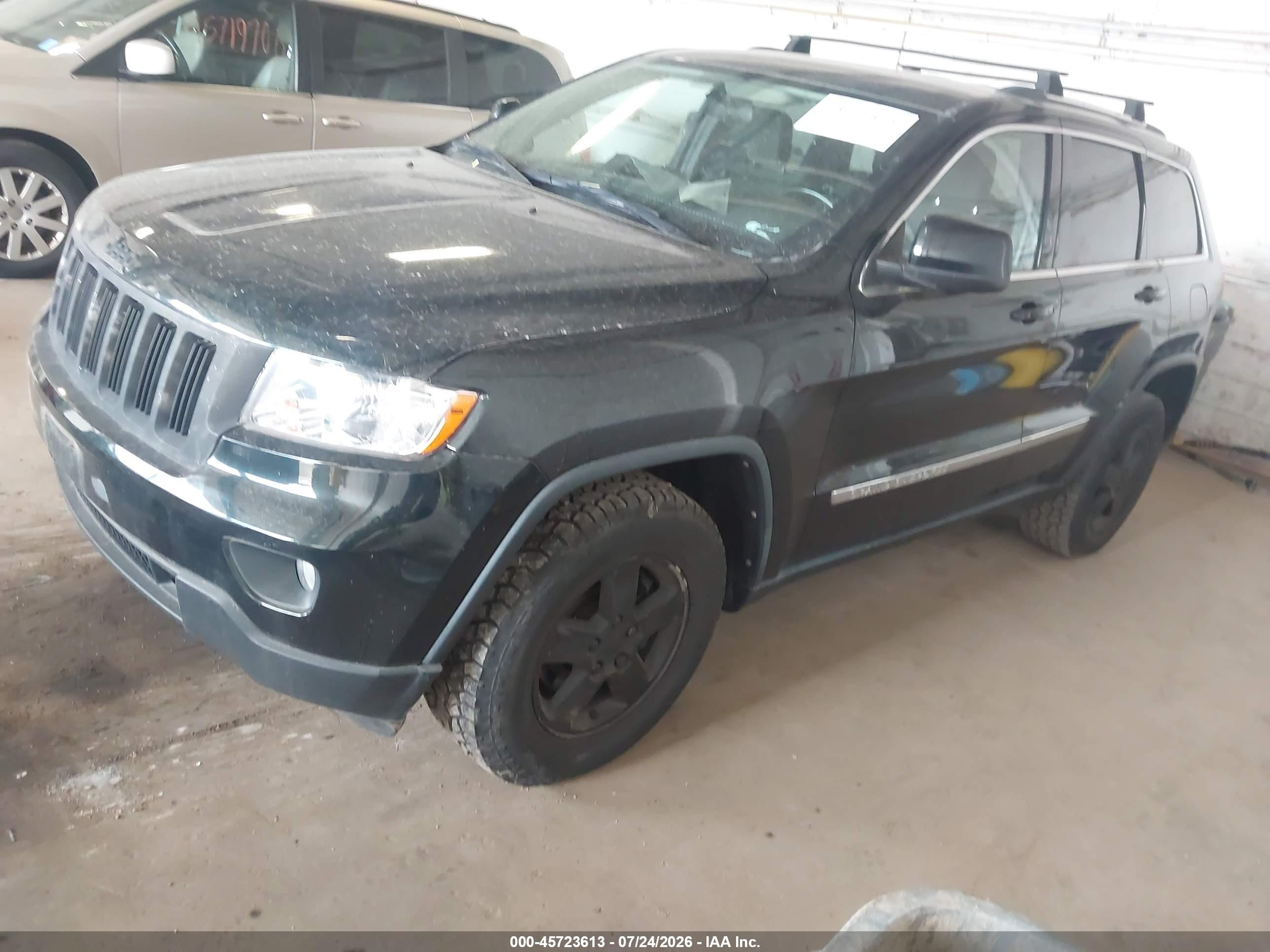 2013 Jeep Grand Cherokee Laredo Black vin: 1C4RJFAG3DC633275